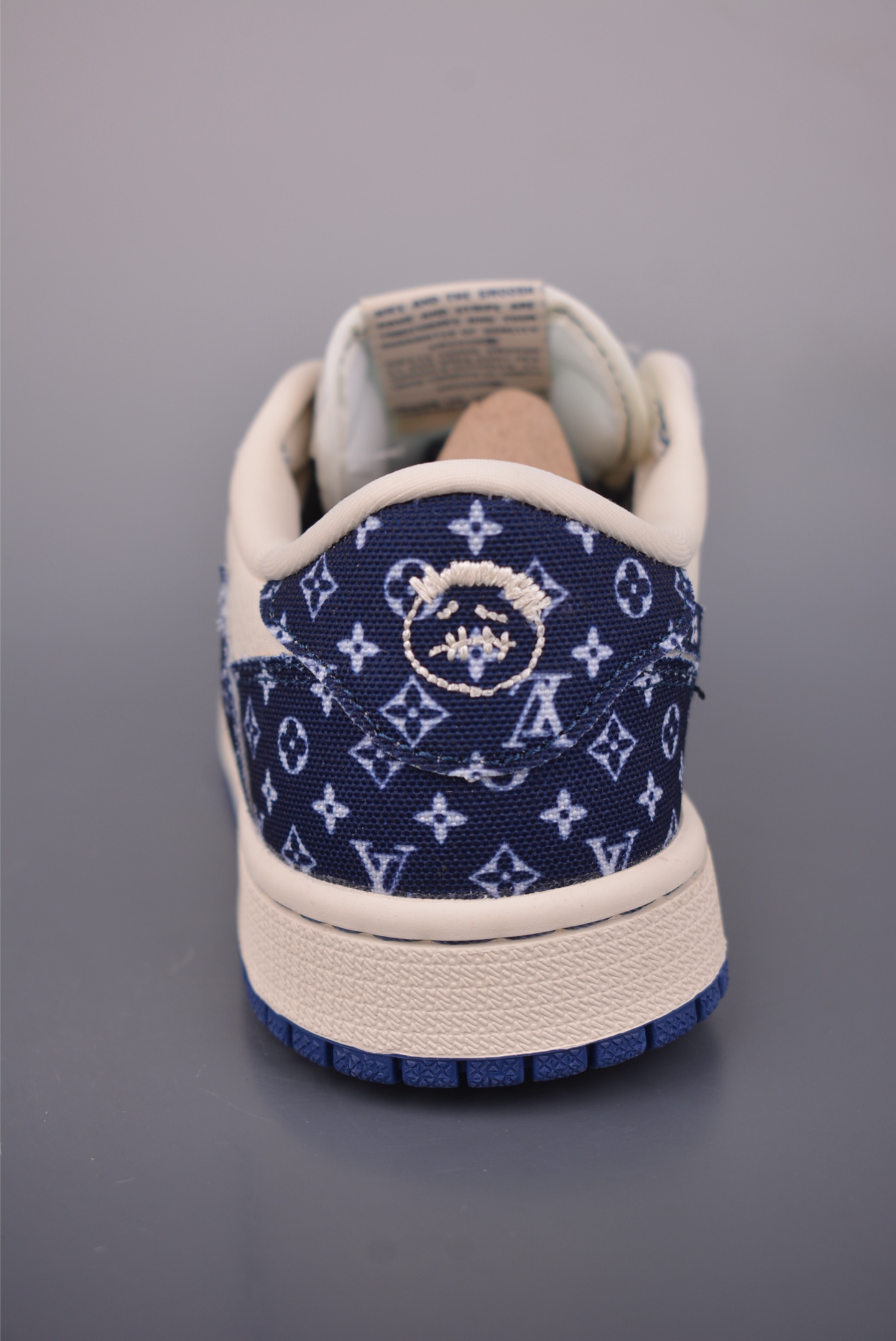 Fragment x Travis Scott x LV Air Jordan 1 Low 解构鞋带 三方联名倒钩 XD1979-002