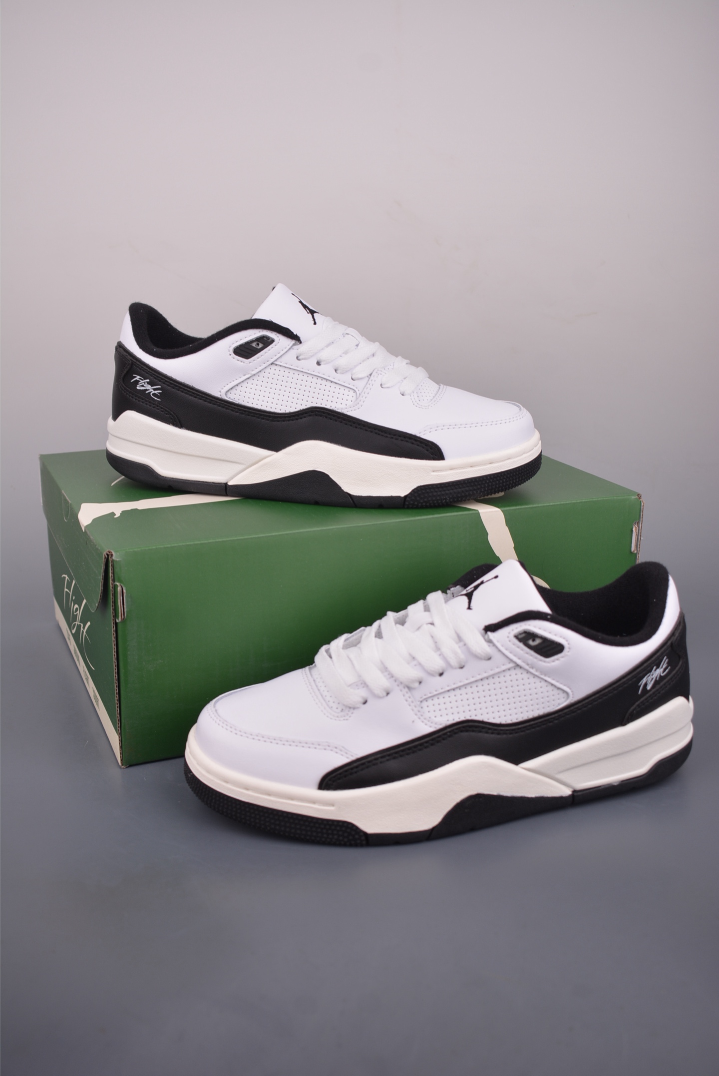 Air Jordan Flight Court 乔丹低帮复古篮球鞋 HF3255-112