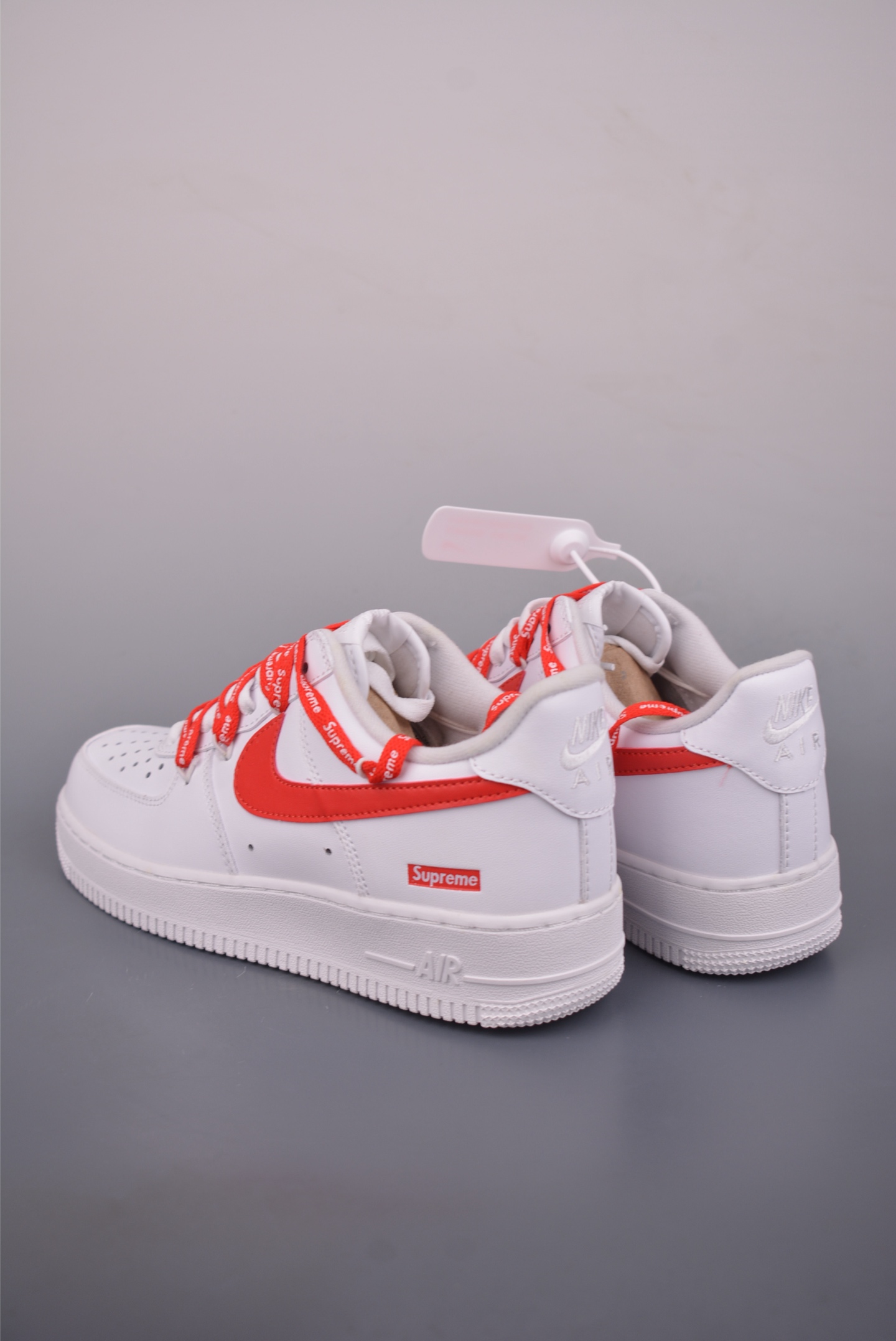 Nike Air Force 1 Low Supreme白红绑带 UP9225-101