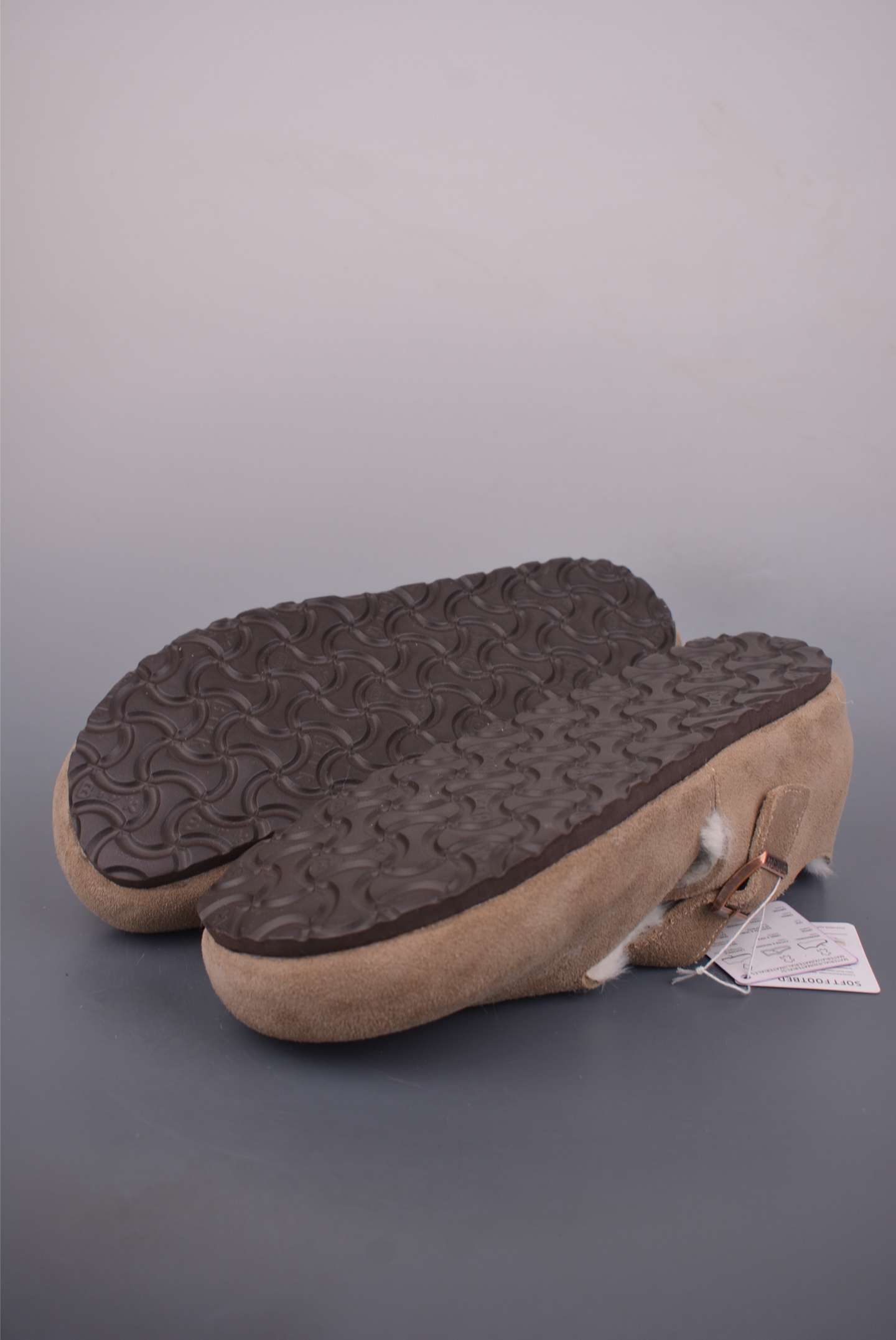 200 博肯Birkenstock London Suede Leather 内里加绒 牛皮绒面革平底复古软木休闲鞋 1010504