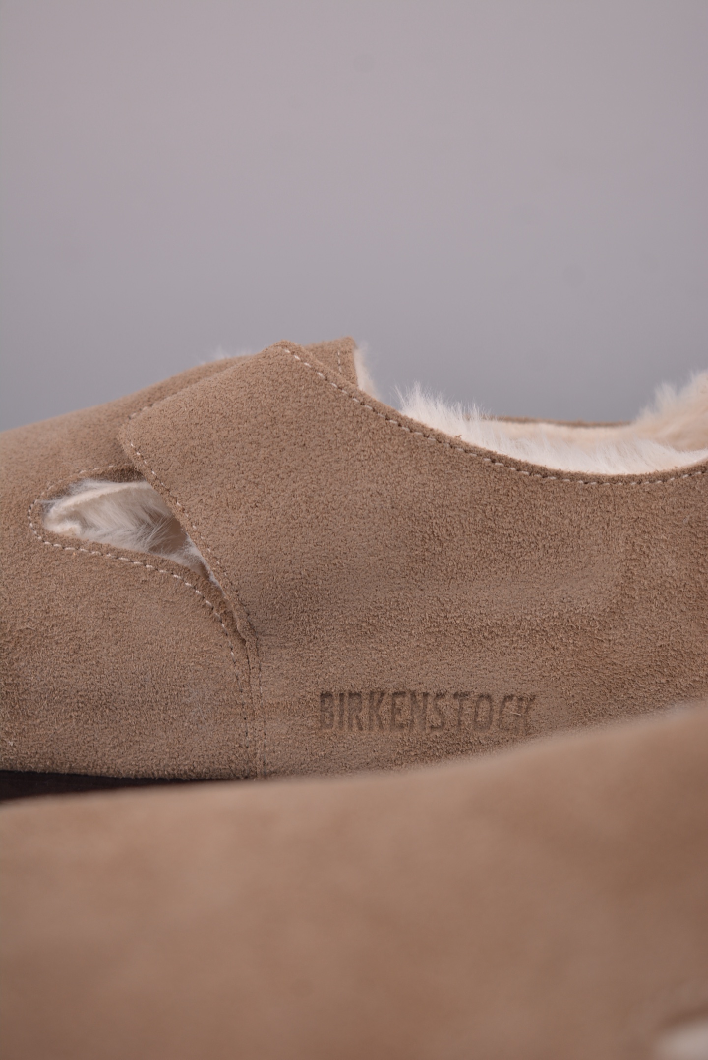 200 博肯Birkenstock London Suede Leather 内里加绒 牛皮绒面革平底复古软木休闲鞋 1010504
