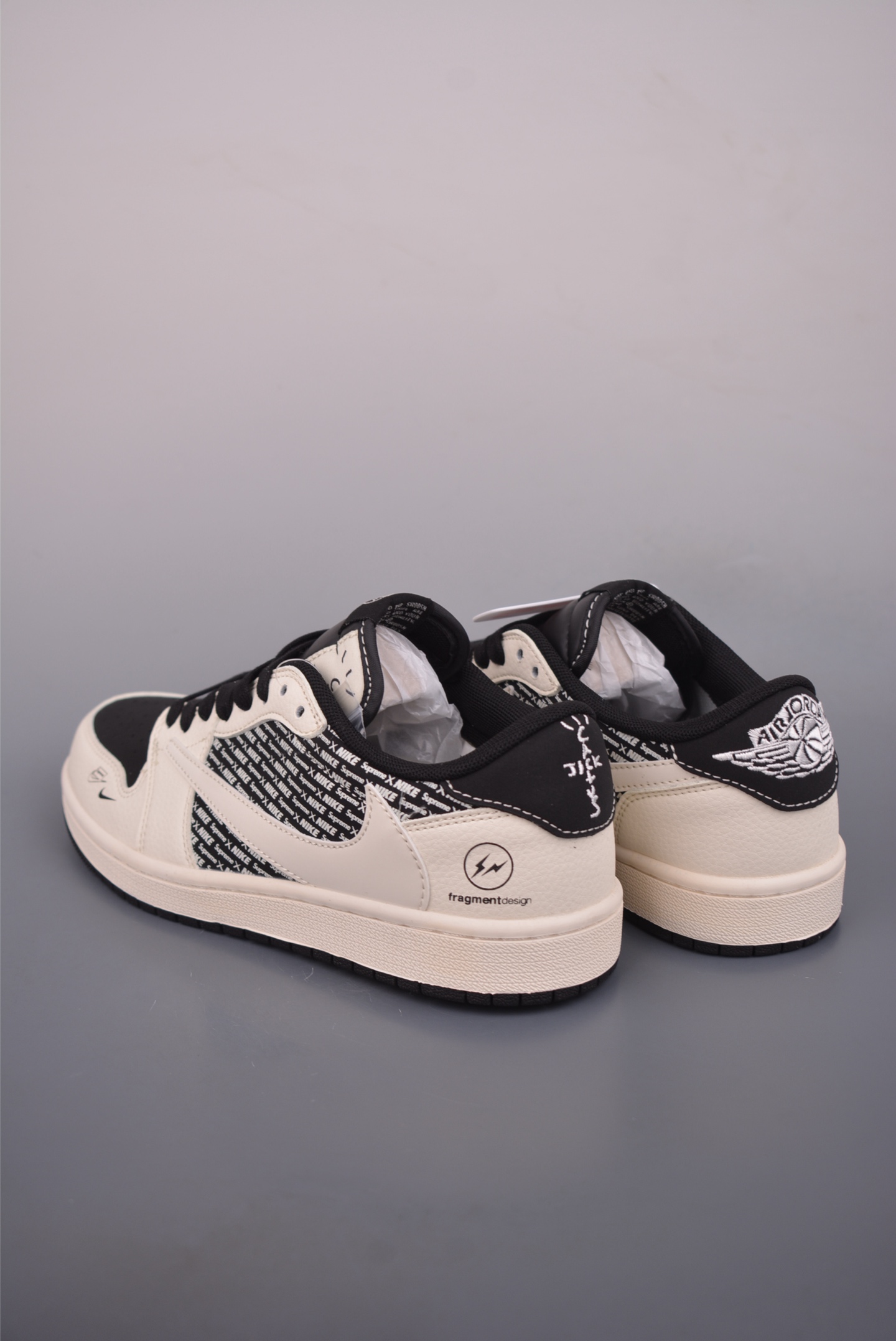 280 Fragment x Travis Scott x fragmentdesign Air Jordan 1 Low 三方联名倒钩 XD0798-311