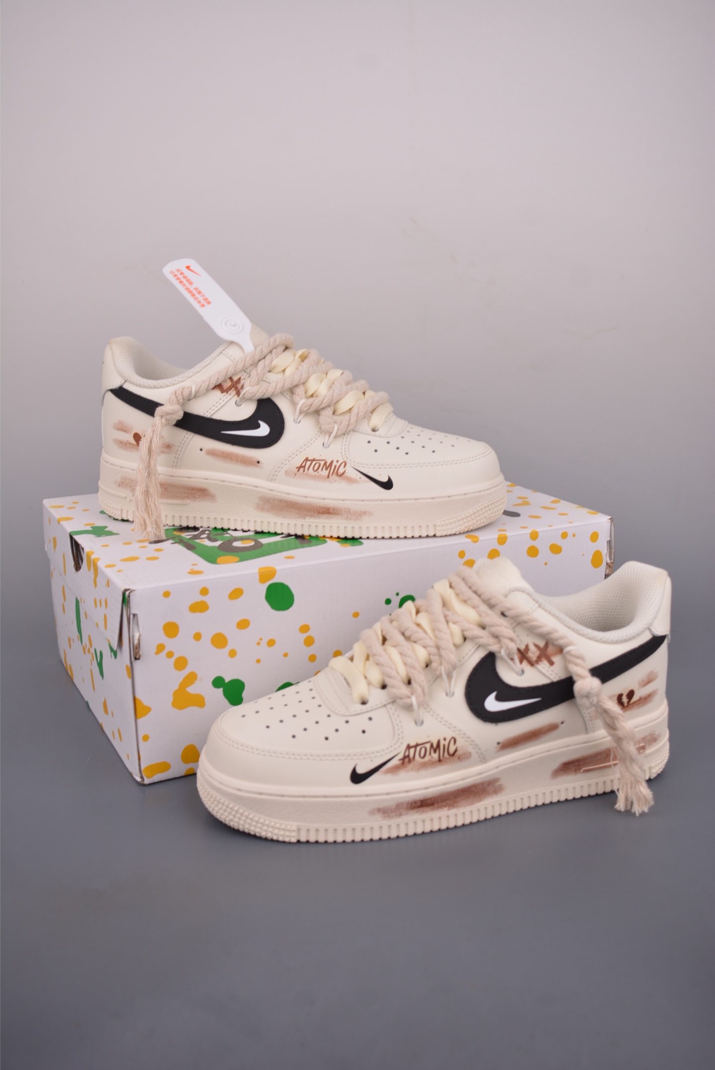 260 Nike Air Force 1 Low 做旧狂潮 解构麻绳 CD6951-153
