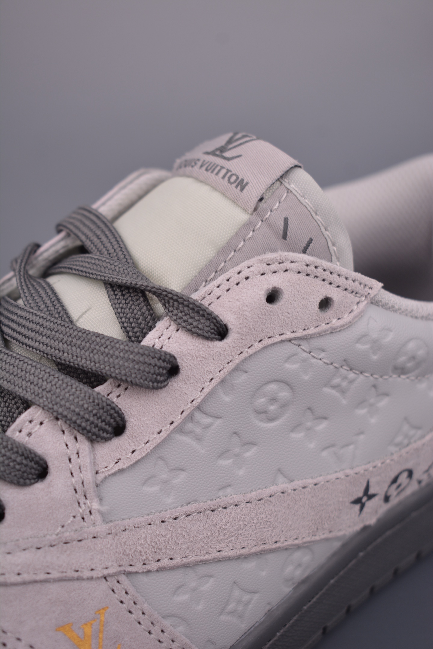 Fragment x Travis Scott x LV Air Jordan 1 Low 三方联名倒钩 DZ5899-040