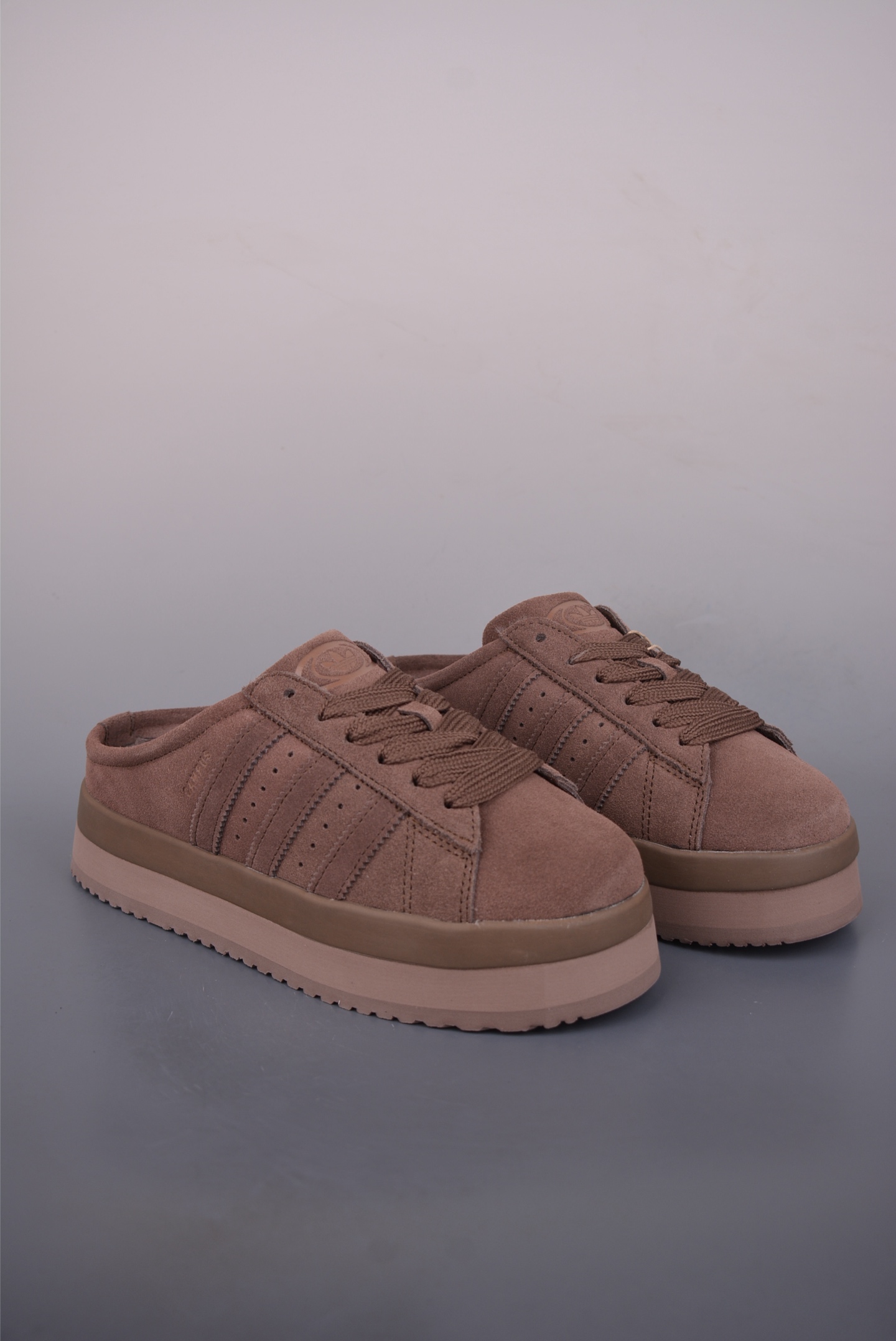 Adidas CAMPUS 00s WTR LO 百搭单品阿迪加绒半拖学院系列 板鞋 JR3731