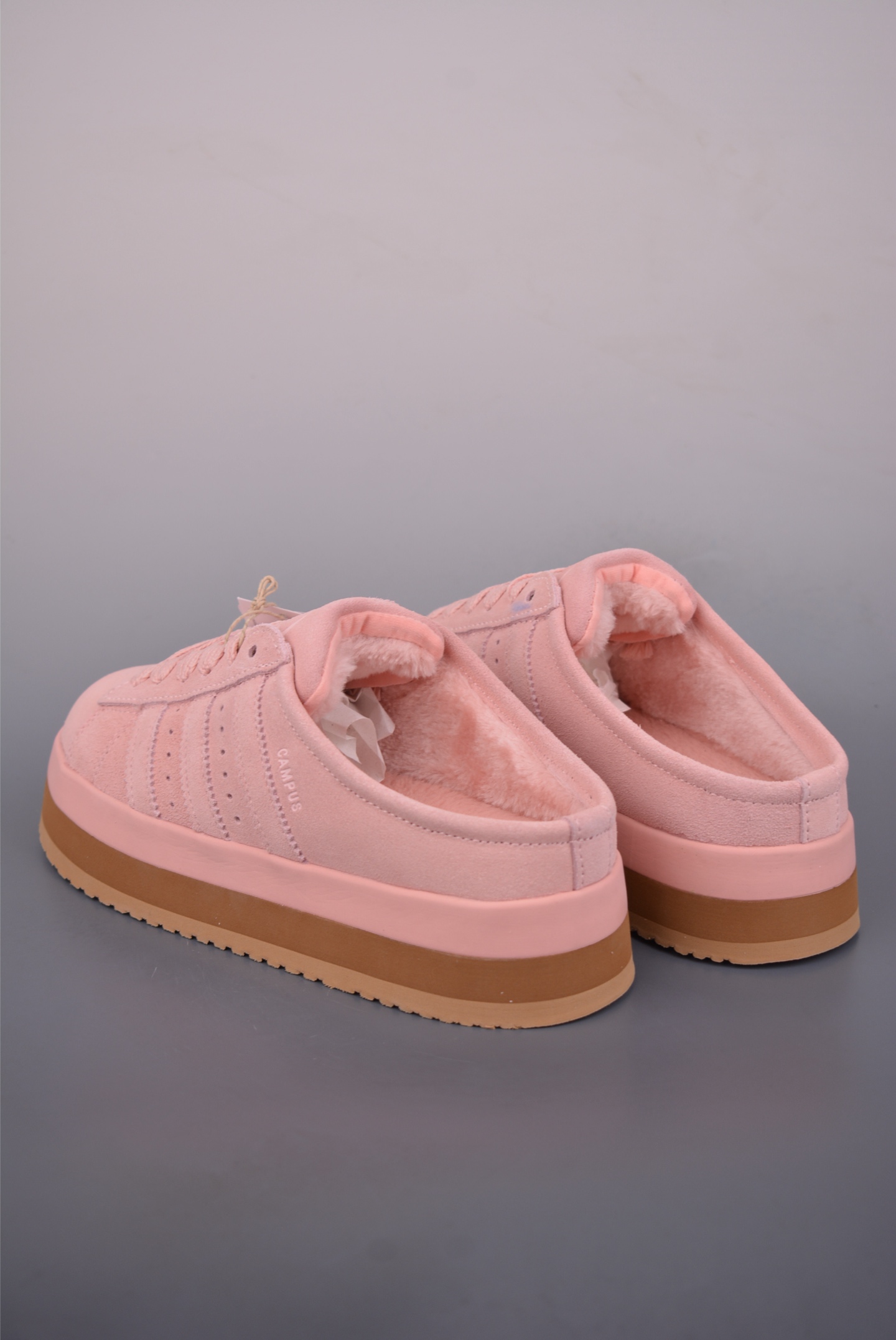 Adidas CAMPUS 00s WTR LO 百搭单品阿迪加绒半拖学院百搭休闲运动板鞋 JR3238