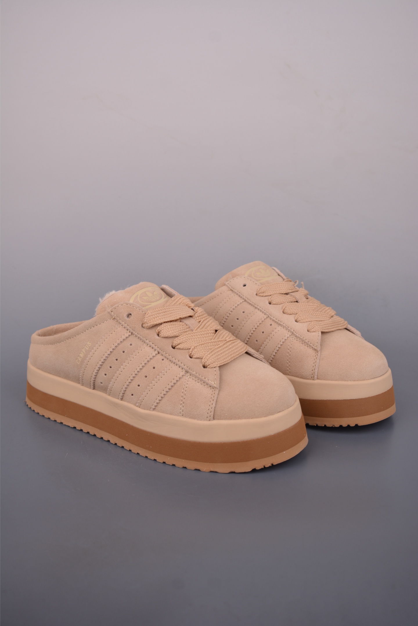 Adidas CAMPUS 00s WTR LO 百搭单品阿迪加绒半拖学院百搭休闲运动板鞋 JR3732