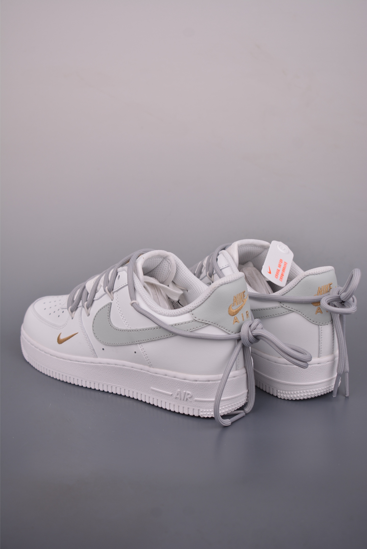 260 Nike Air Force 1 Low 白灰金解构绑带 CZ0170-106