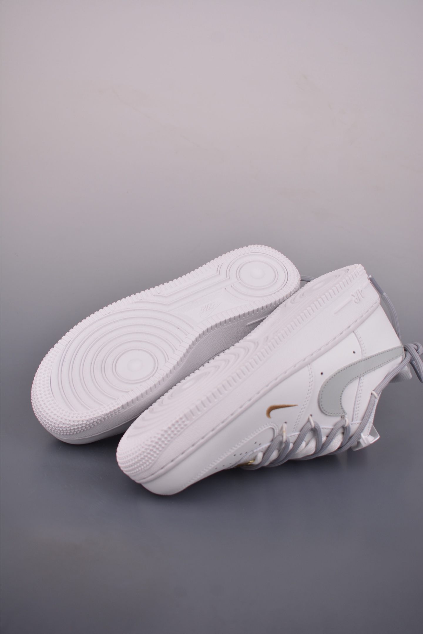 260 Nike Air Force 1 Low 白灰金解构绑带 CZ0170-106