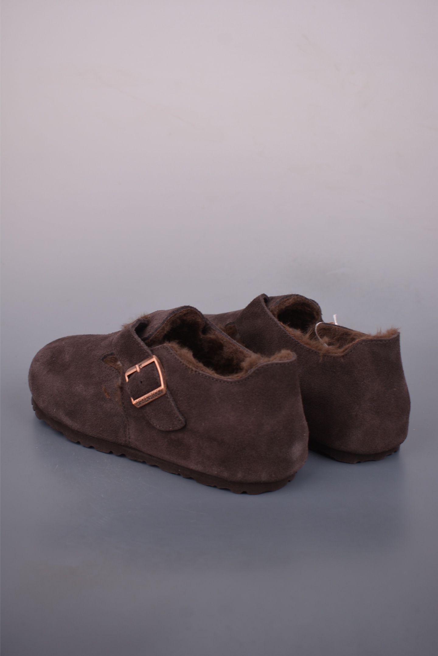 200 博肯Birkenstock London Suede Leather 内里加绒 牛皮绒面革平底复古软木休闲鞋