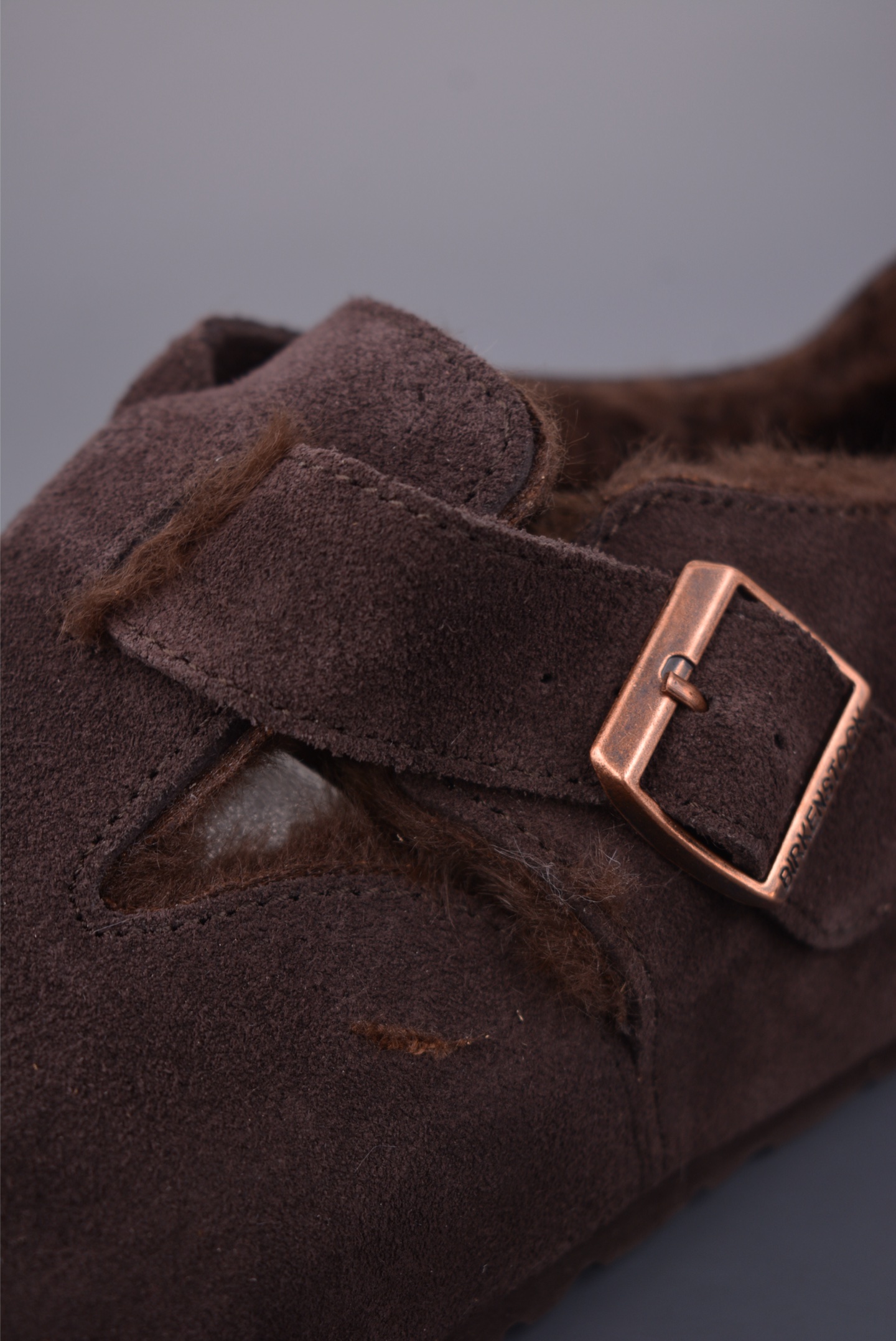 200 博肯Birkenstock London Suede Leather 内里加绒 牛皮绒面革平底复古软木休闲鞋