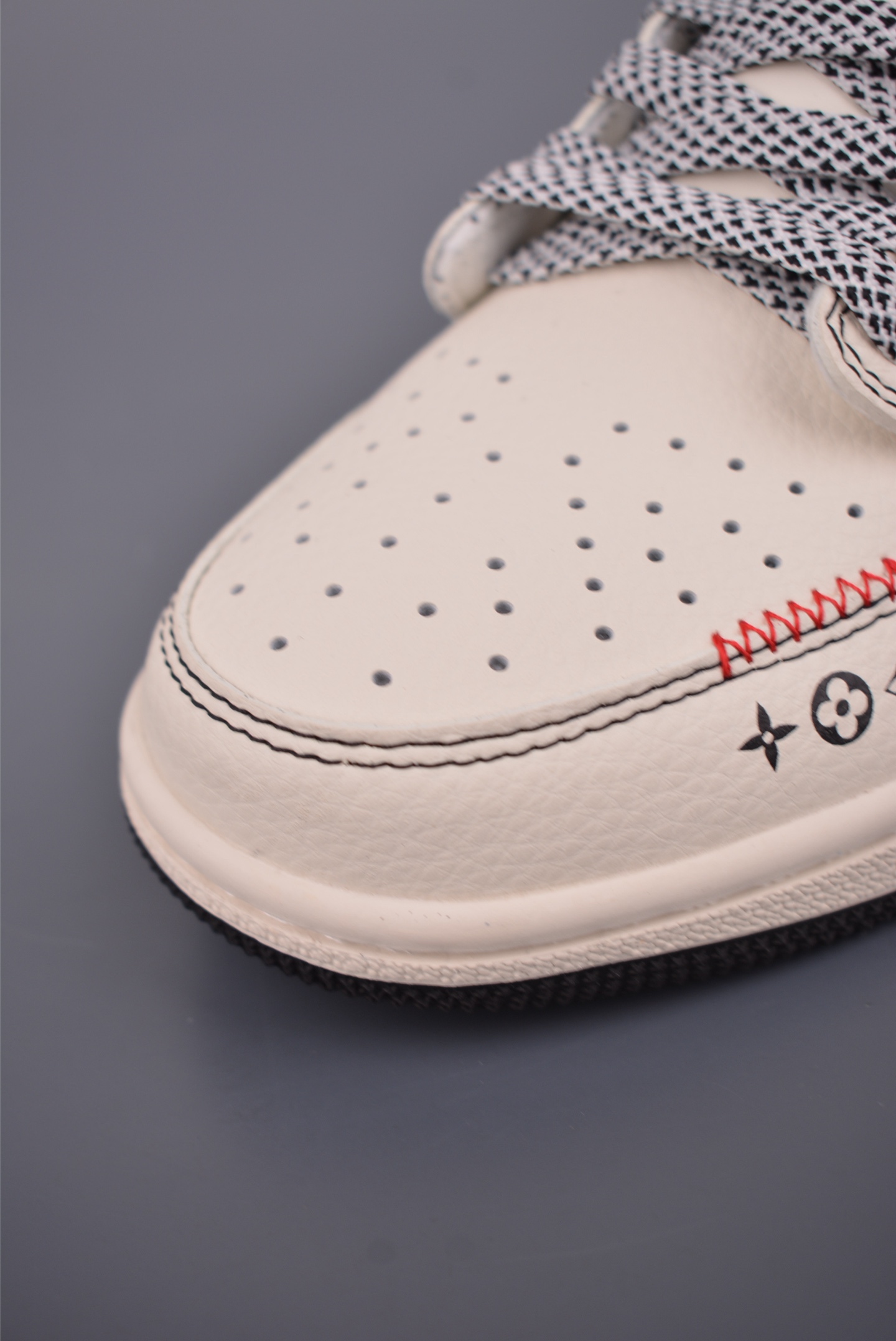 280 Fragment x Travis Scott x LV Air Jordan 1 Low 三方联名倒钩 cx5050-Y30