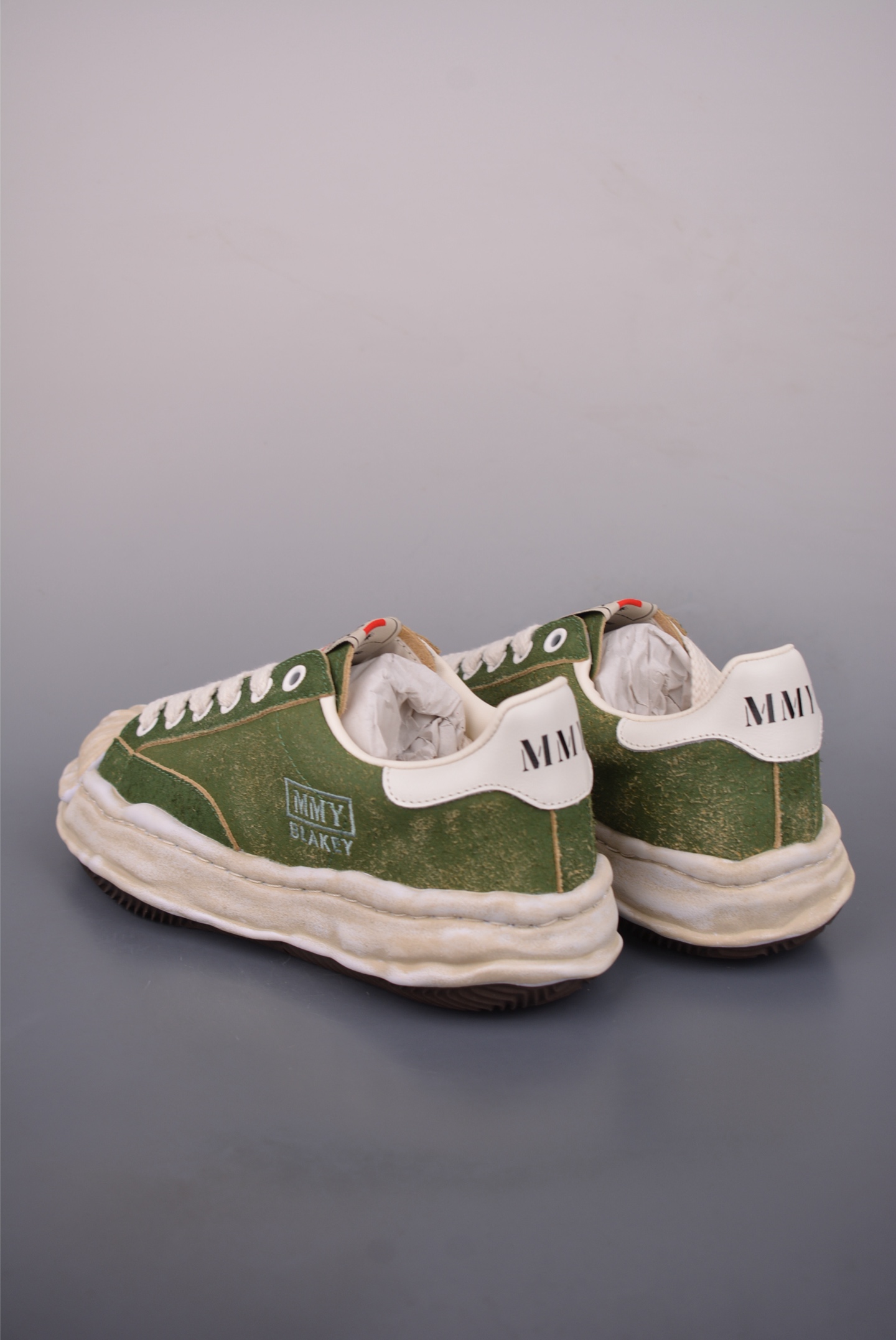 260 纯原版余文乐Madness x 三原康裕MMY/Maison MIHARA YASUHIRO Wayne Original Sole Leather Low Sneaker 变形溶解雪糕底低帮百搭休闲运动板鞋 A15FW728