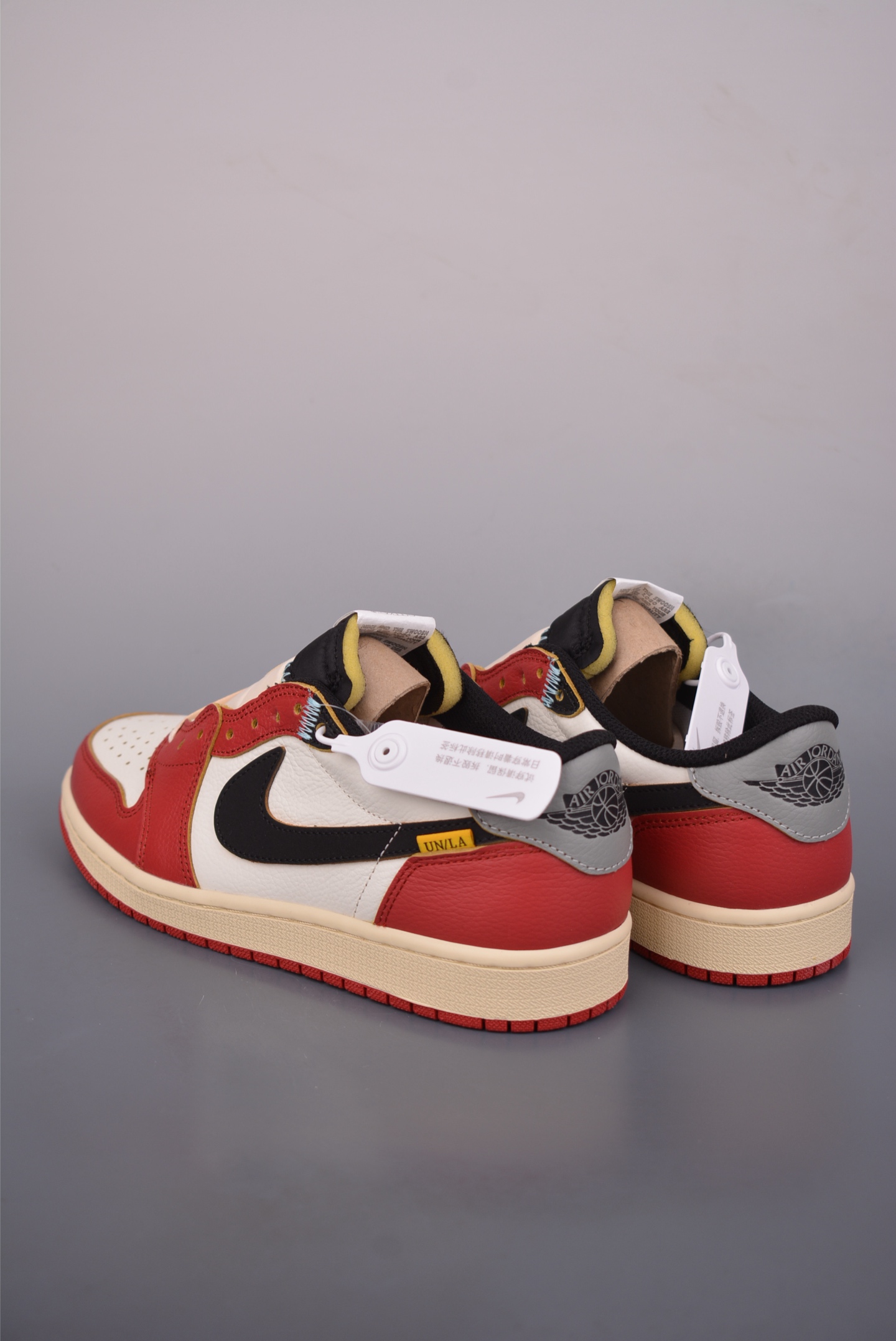 原装裸鞋级 市面最高工艺产物 Air Jordan 1 Low白红黑 HQ6998-600 原装裸鞋级 市面最高工艺产物 Air Jordan 1 Low白红黑 HQ6998-600