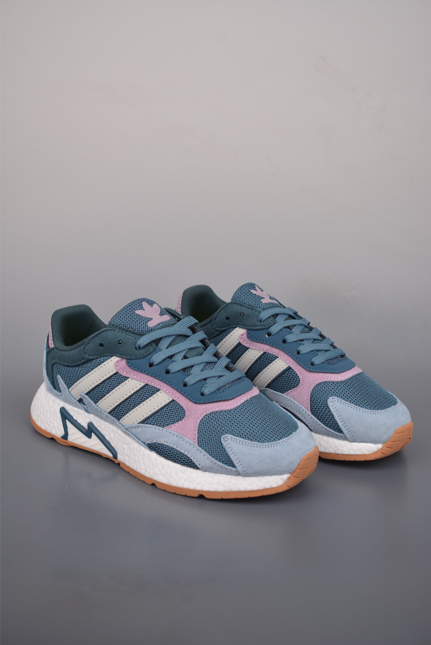 AdidOriginals TRESCRUN BR BOOST全掌真爆 耐磨缓震休闲运动跑鞋 EF0518