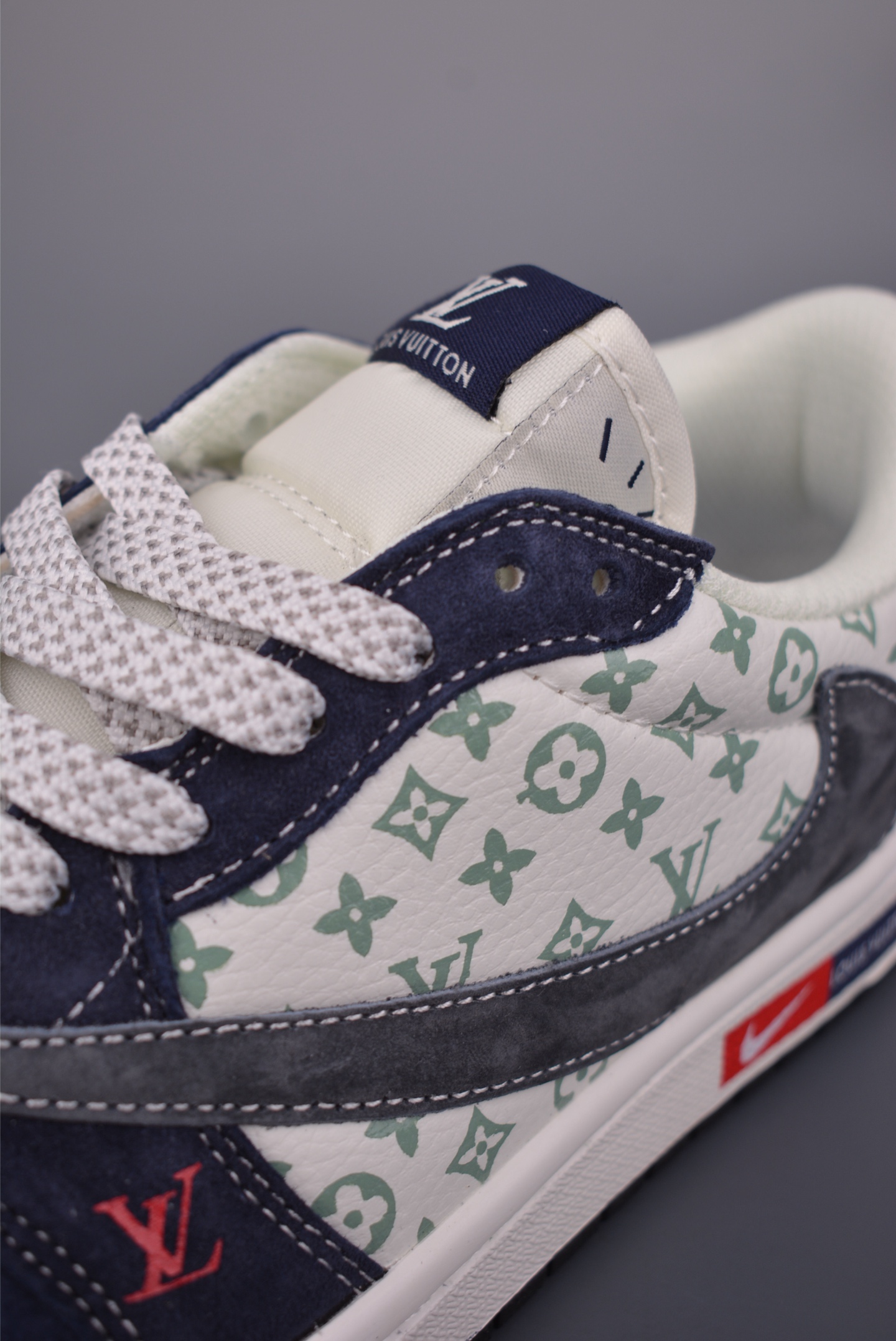 Fragment x Travis Scott x LV Air Jordan 1 Low 三方联名倒钩 DZ5899-034