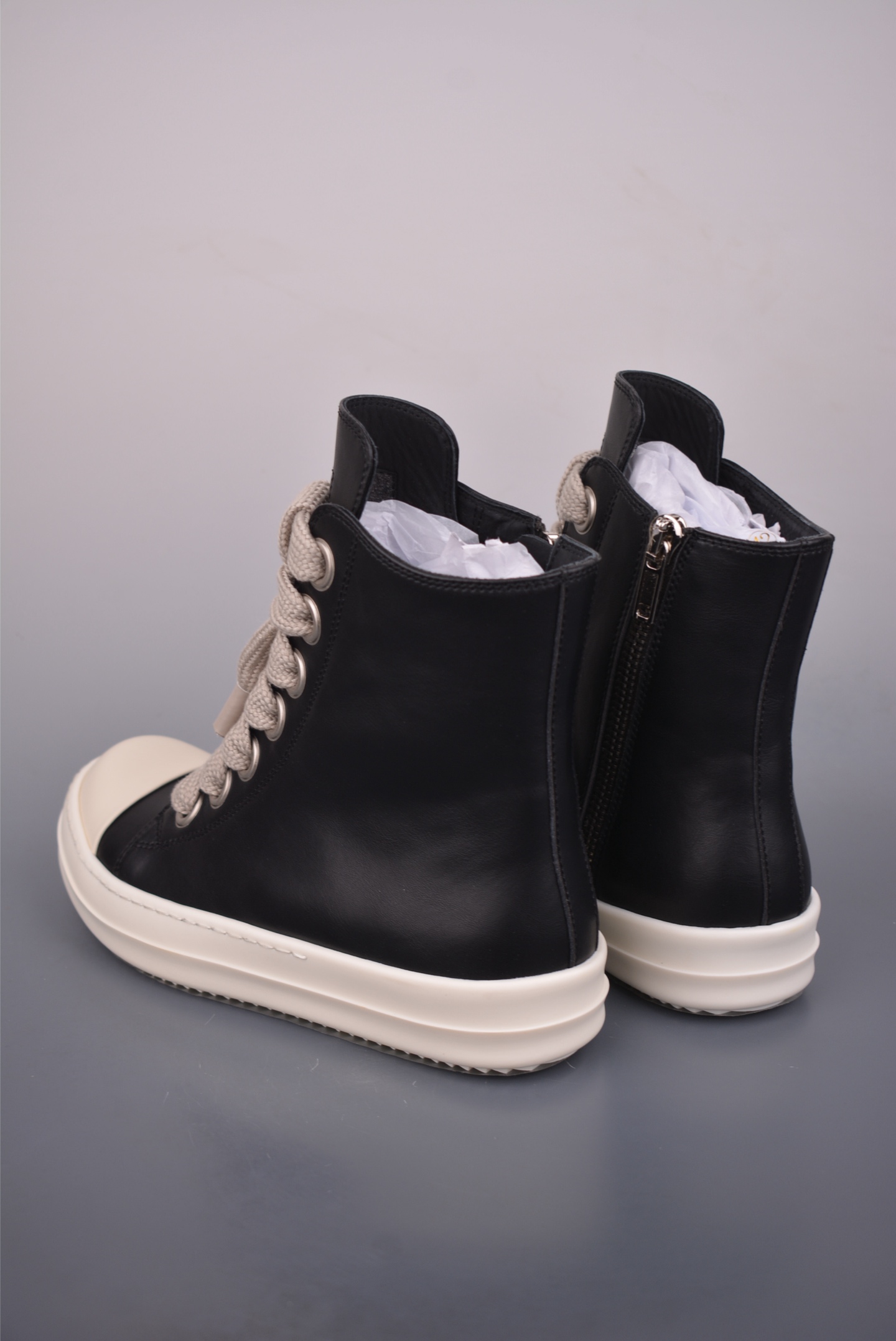 RO / Rick Owens 瑞克·欧文斯 高帮皮面//粗鞋带款 RU02D6892