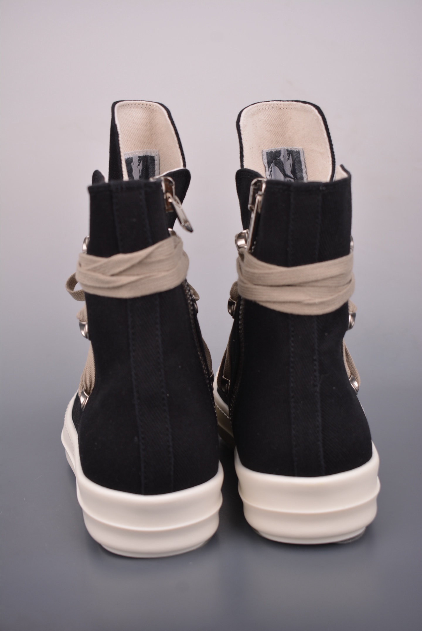 RO / Rick Owens 瑞克·欧文斯 高帮绑带布面 RU02E7809