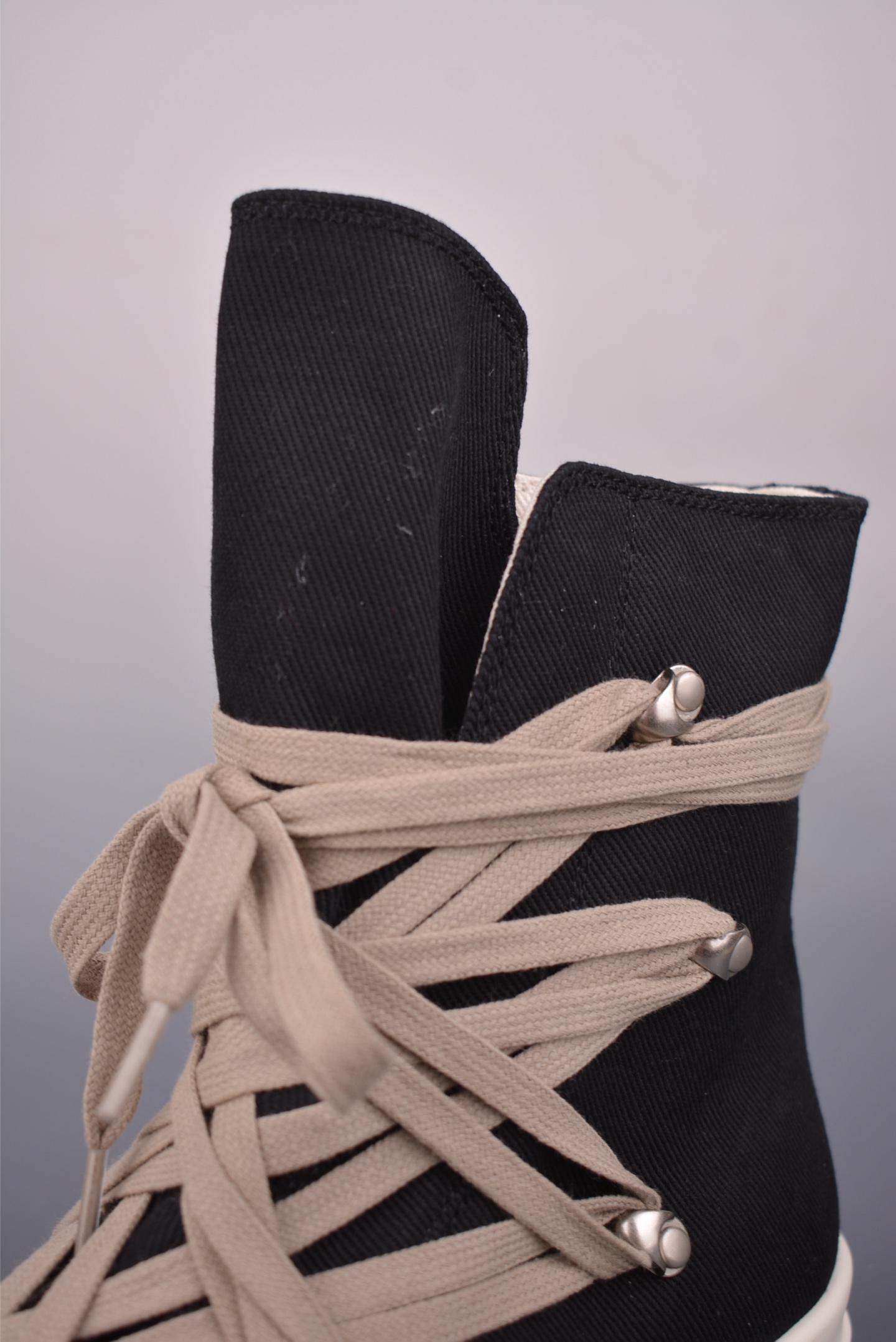 RO / Rick Owens 瑞克·欧文斯 高帮绑带布面 RU02E7809