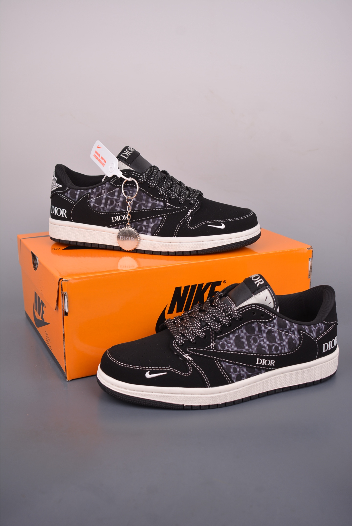 Fragment x Travis Scott x Dior Air Jordan 1 Low 三方联名倒钩 JW118-167
