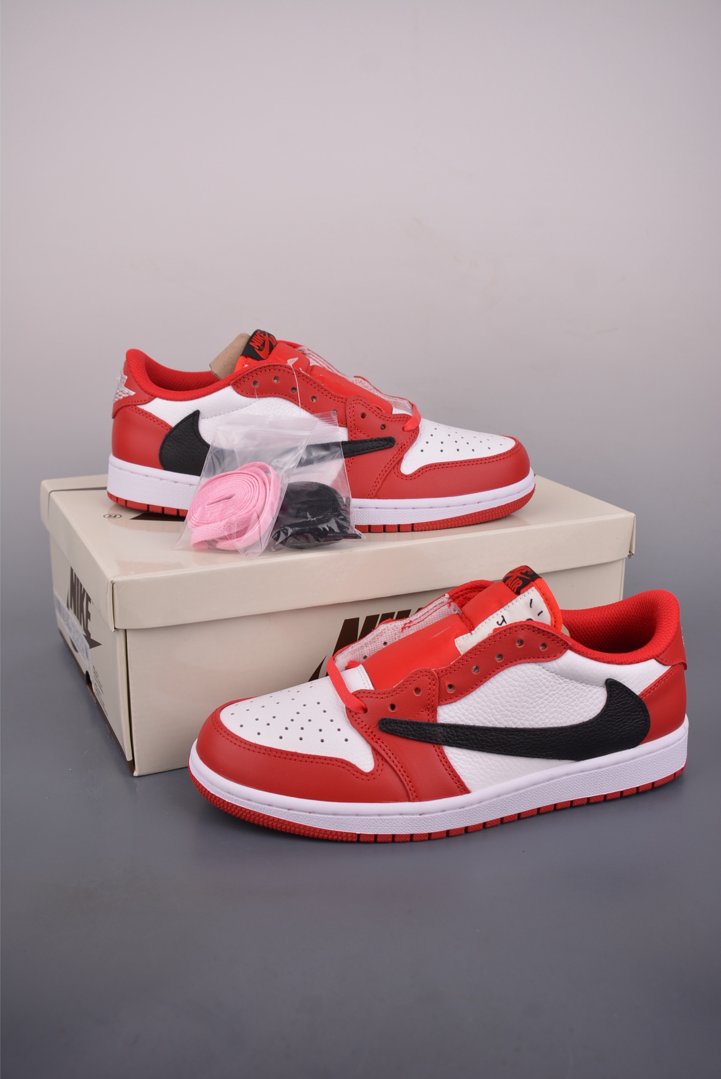 Fragment x Travis Scott x Air Jordan 1 Low 三方联名倒钩 DM7866-101