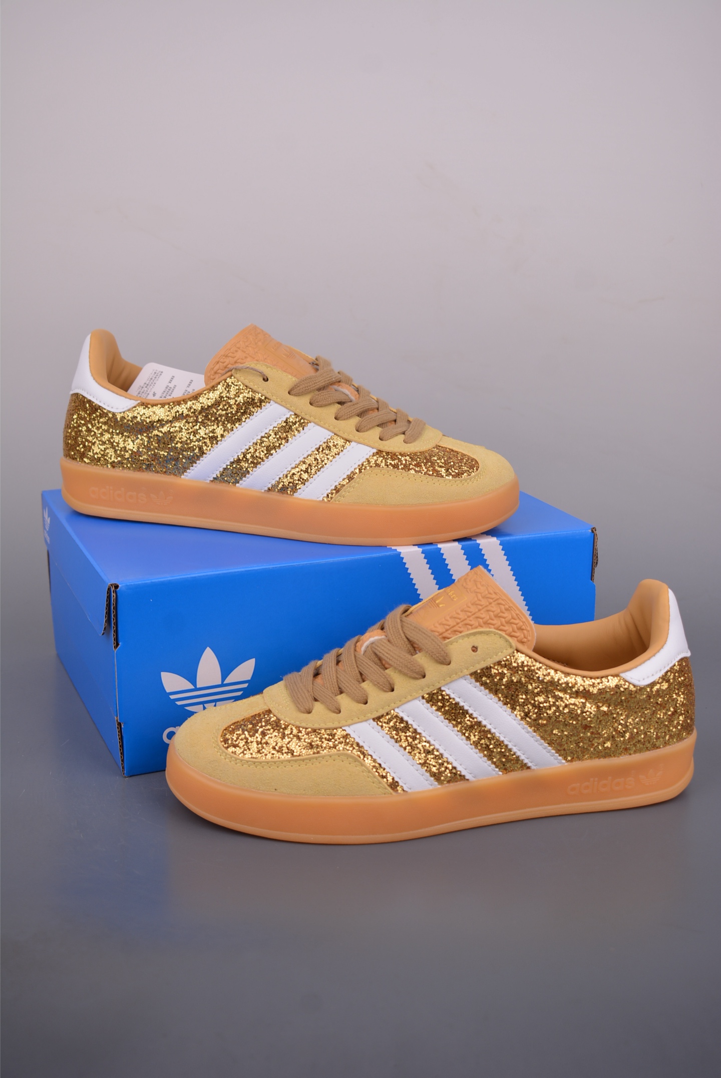 160 adidOriginals Gazelle INdoor 三叶草休闲防滑耐磨低帮板鞋 JR1266