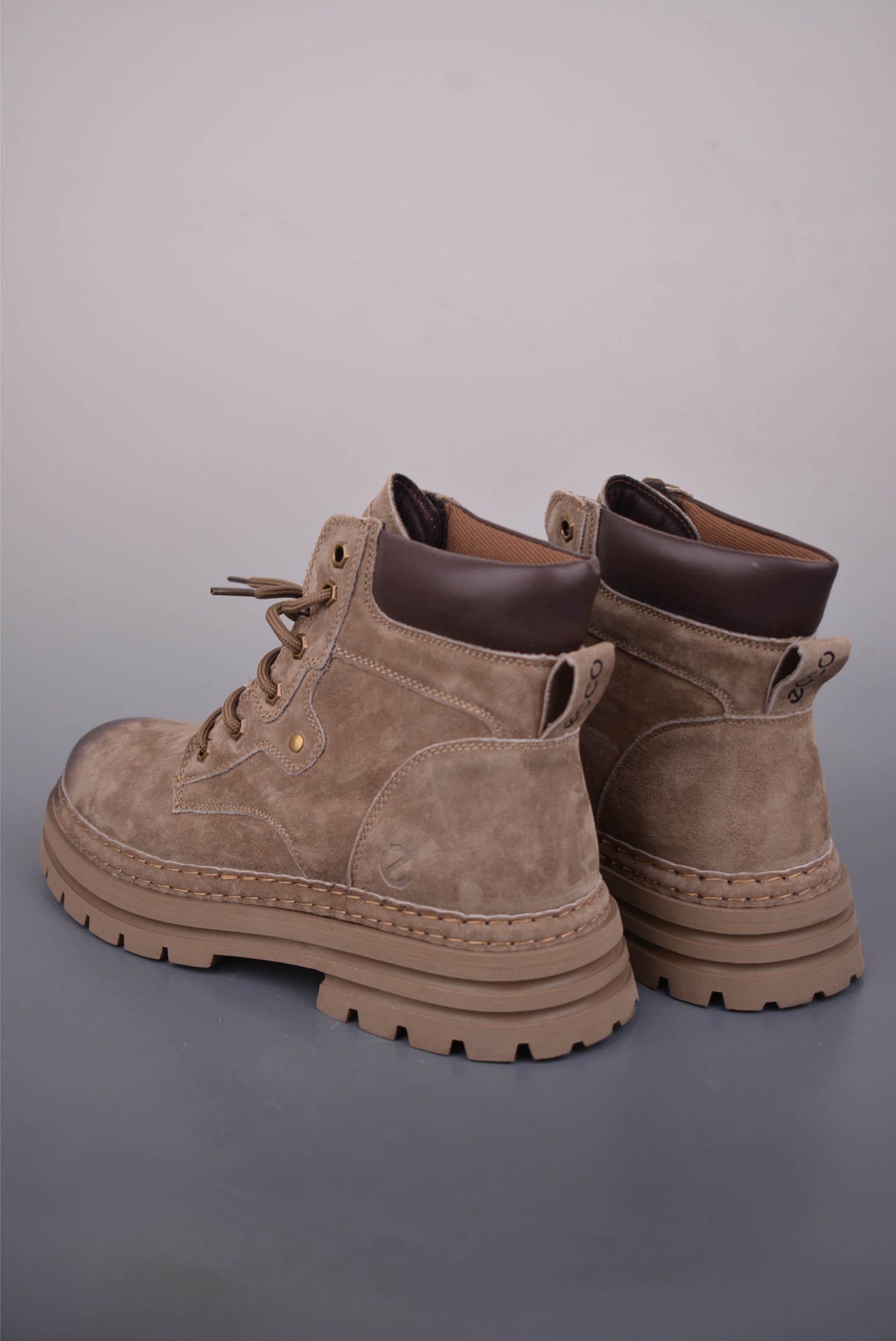 ECCO爱步男鞋大黄靴 防滑厚底马丁靴 工装靴真皮靴 638908 ECCO爱步男鞋大黄靴 防滑厚底马丁靴 工装靴真皮靴 638908