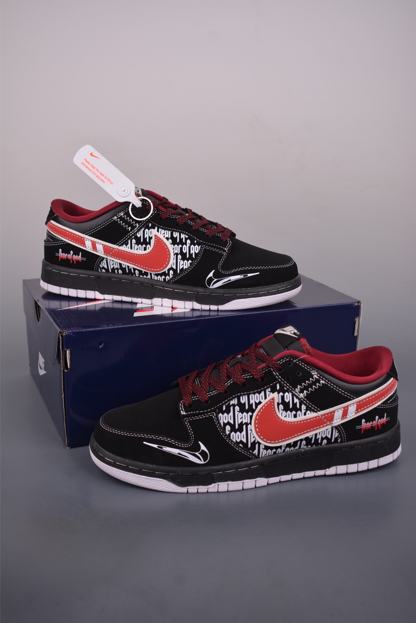 Nike SB Dunk Low 字母黑红 KK1333-051