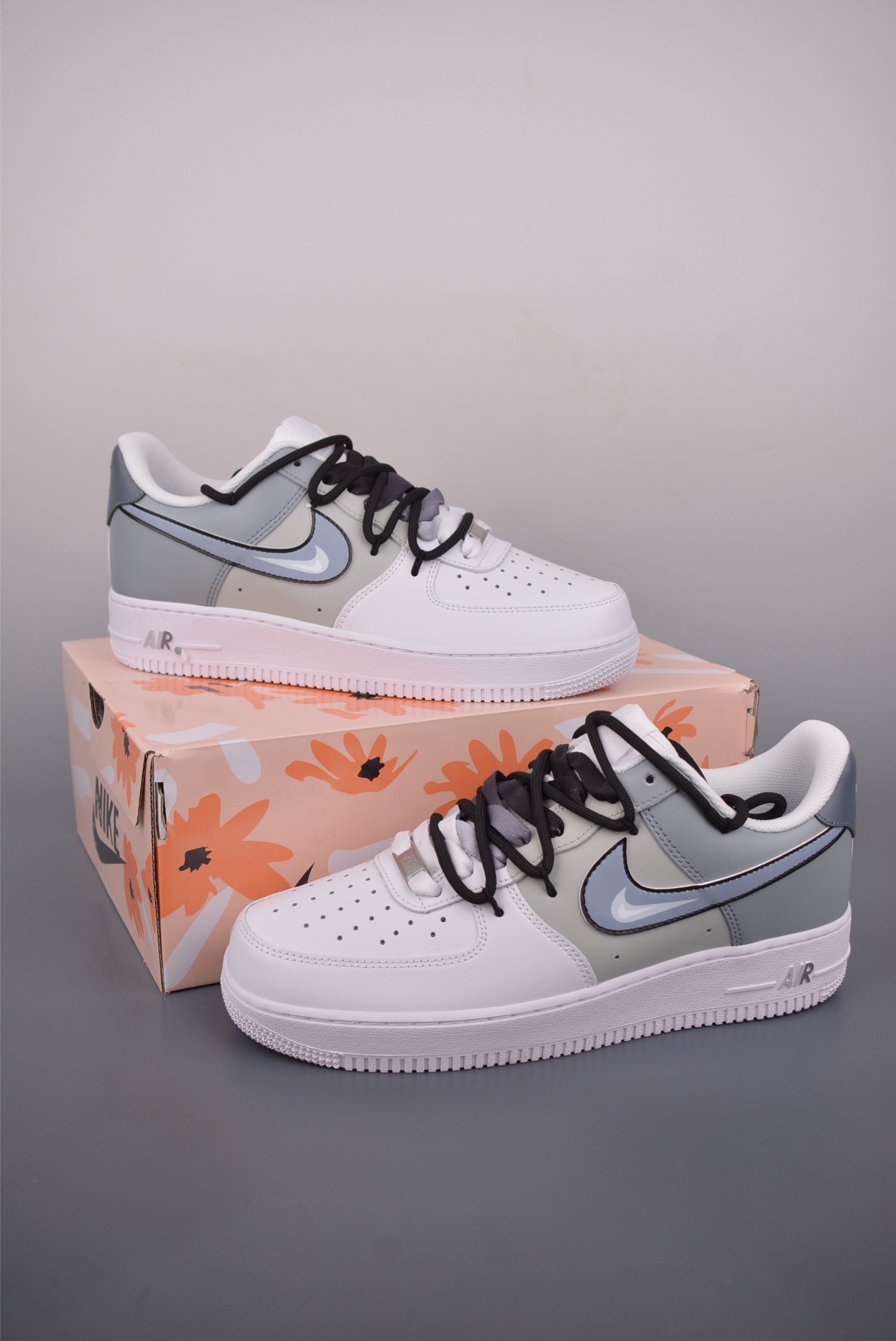 260 Nike Air Force 1 Low 雾灰解构绑带 CW2288-111