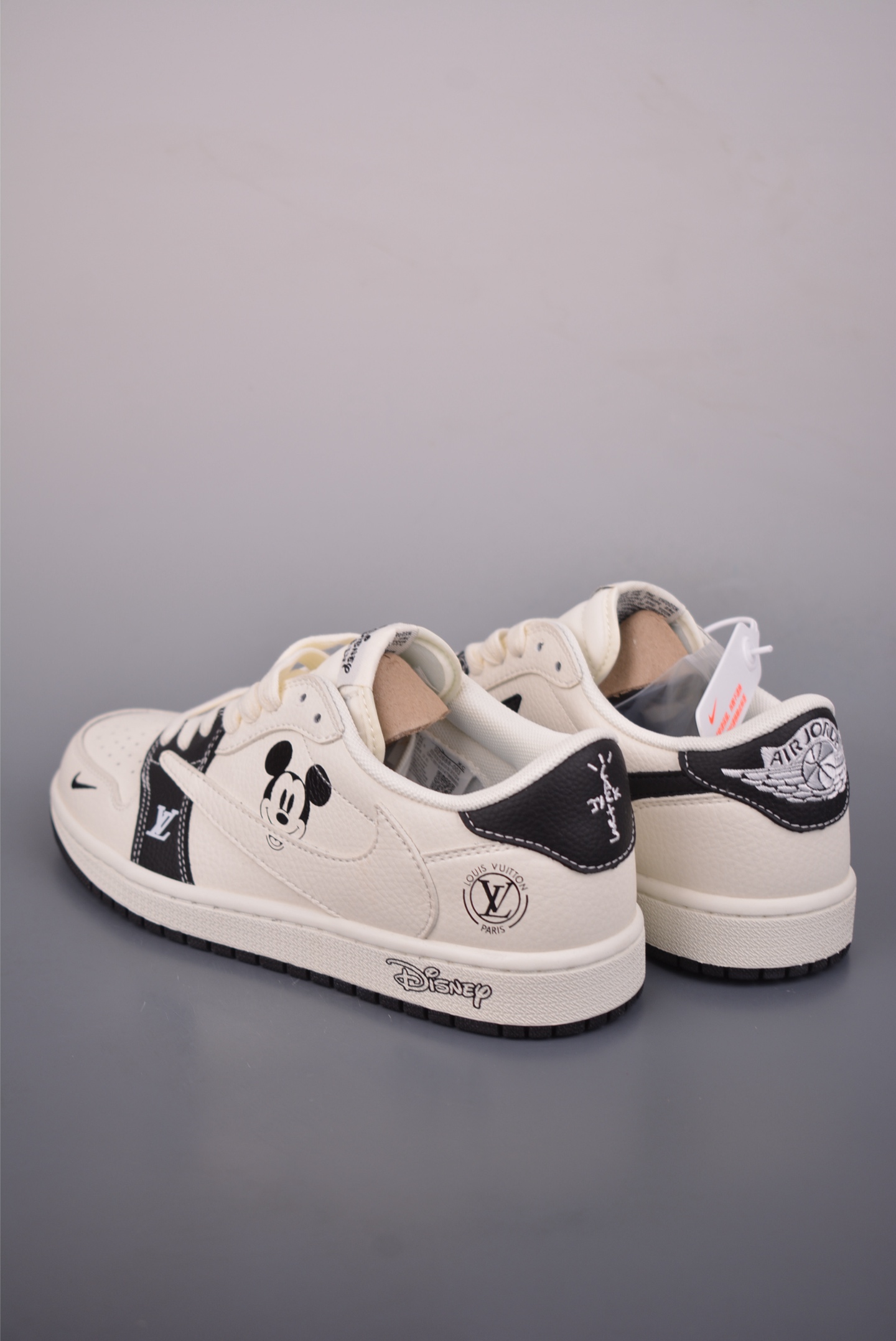 280 Fragment x Travis Scott x LV Air Jordan 1 Low 三方联名倒钩 DZ2688-003