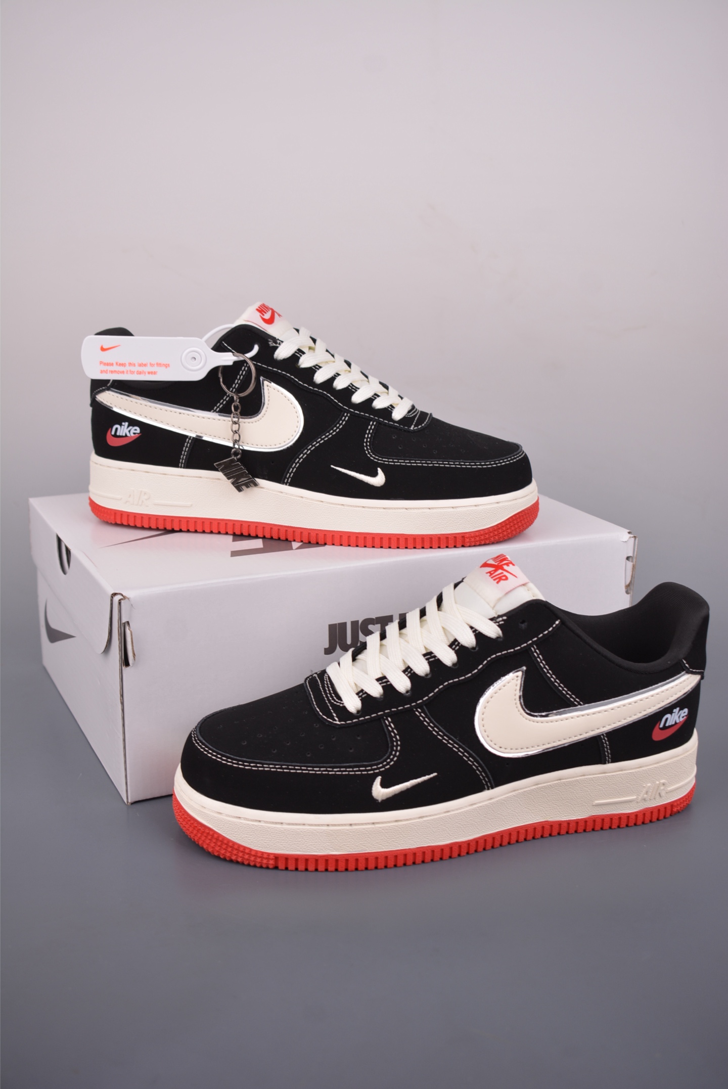 260 Nike Air Force 1 Low 黑红 DF0188-118