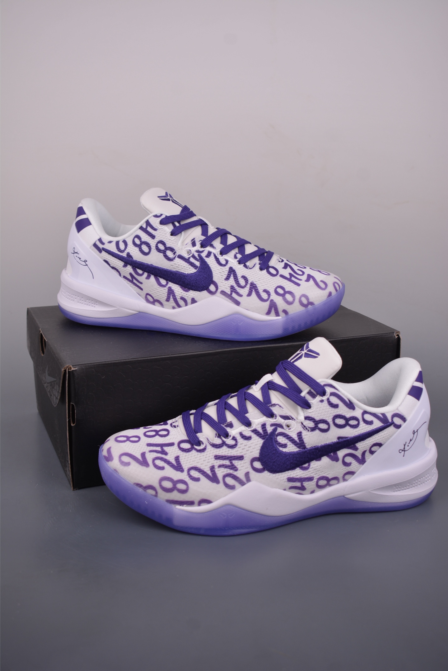 260 致敬Kobi 情怀满满 BOSS版本 NIKE KOBE 8 SYSTEM 科比八代 内置元年缓震气垫 FQ3549-100