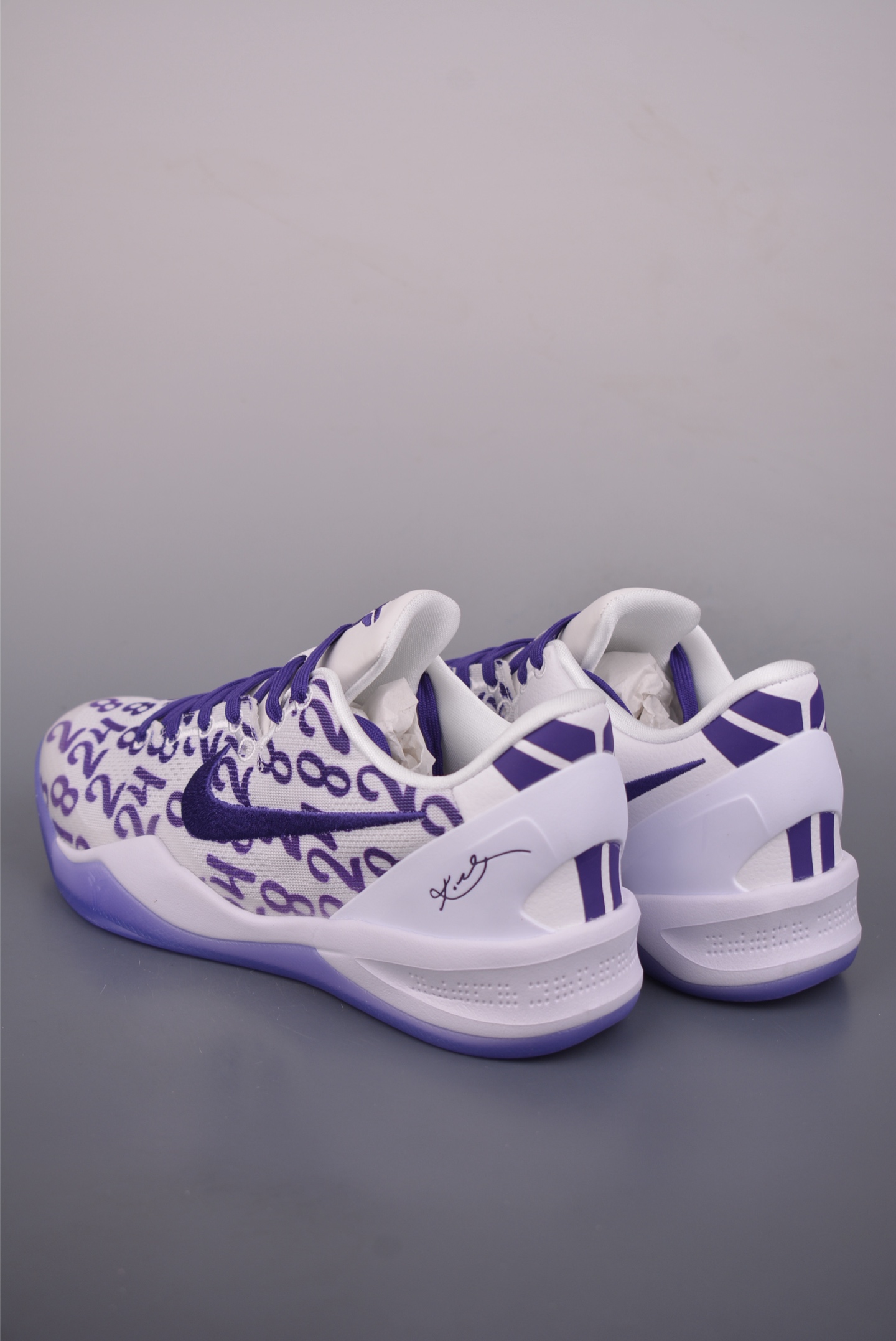 260 致敬Kobi 情怀满满 BOSS版本 NIKE KOBE 8 SYSTEM 科比八代 内置元年缓震气垫 FQ3549-100