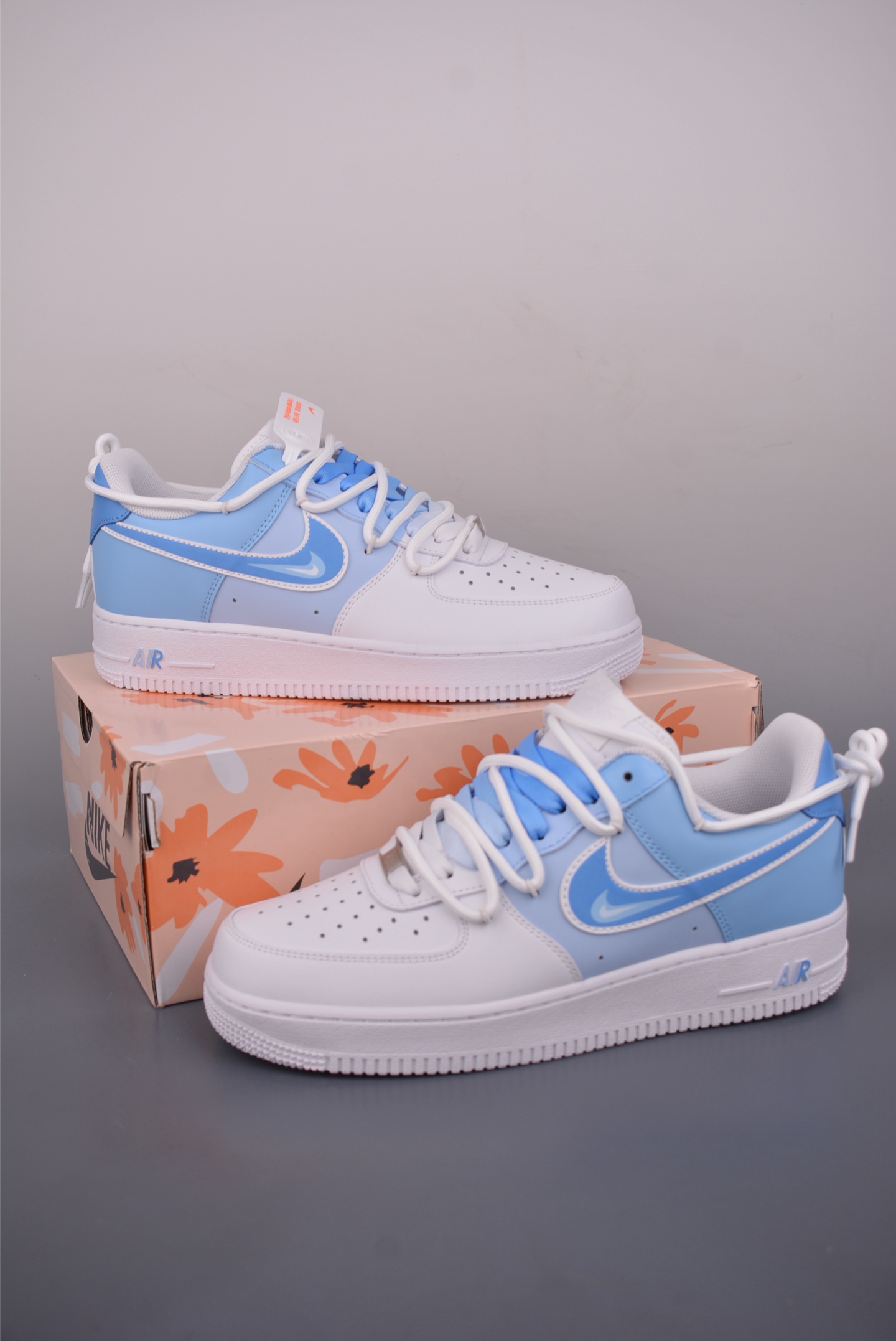 260 Nike Air Force 1 Low 天蓝白 解构绑带 CD2288-951