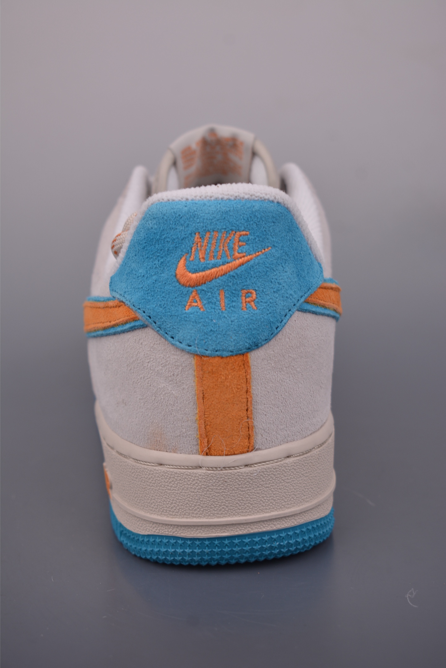 200 Nike Air Force 1 Low 麂皮蓝橙 DY9867-108