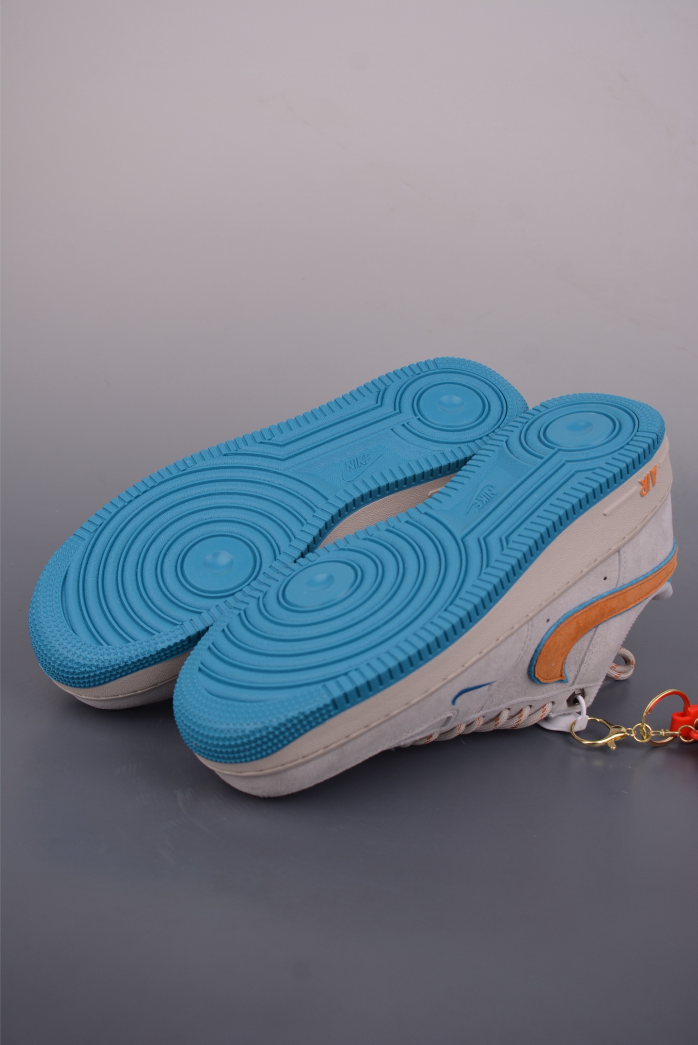 200 Nike Air Force 1 Low 麂皮蓝橙 DY9867-108