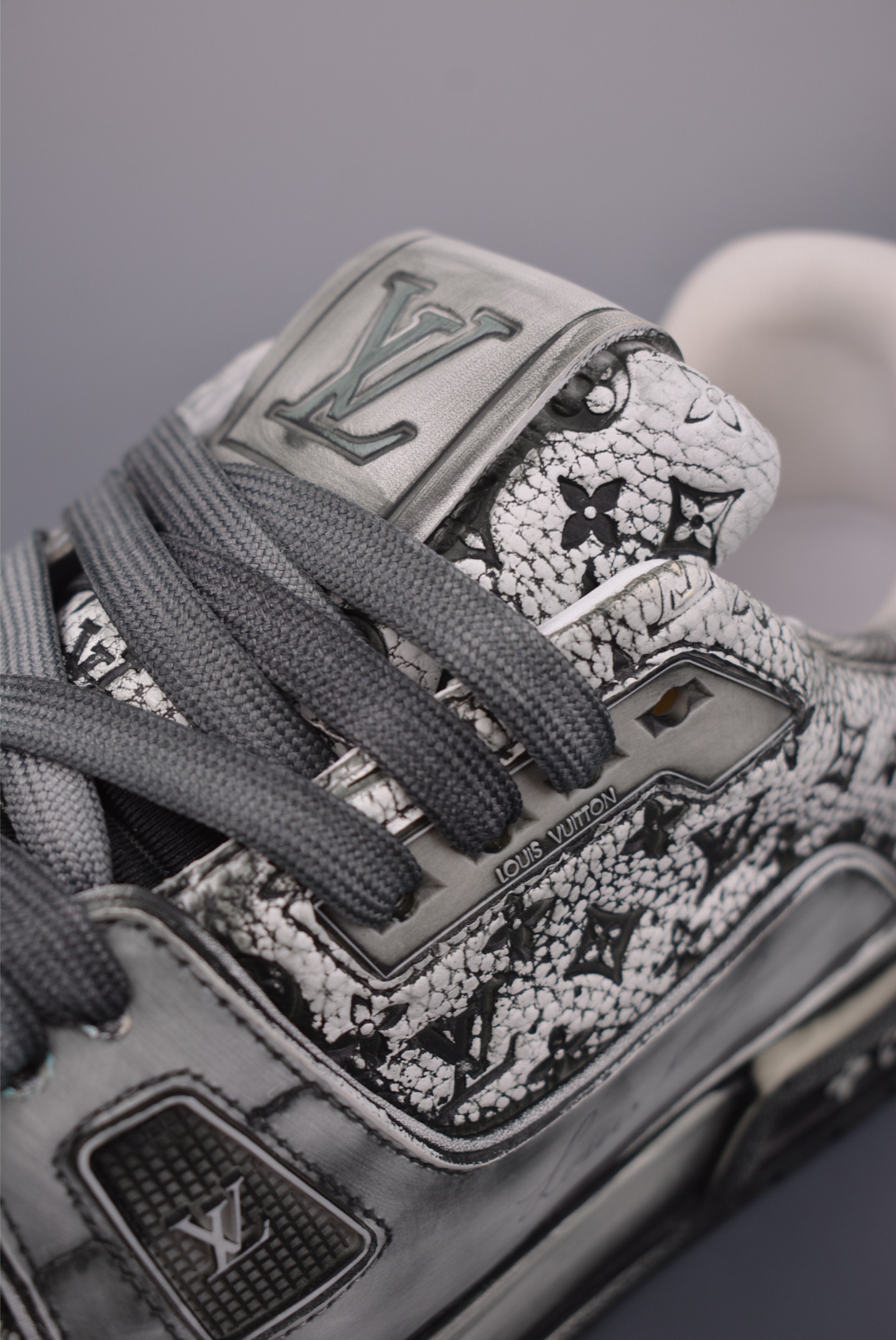 Tyler x Louis Vuitt水洗板鞋系列 路易威登 LV Trainer 联名款 低帮休闲板鞋