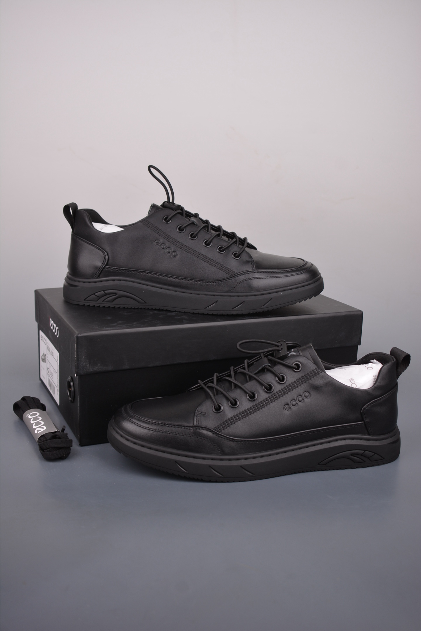 300 ECCO爱步经典秋冬商务正装休闲鞋 男士简约套脚舒适鞋 雅仕系列皮鞋 细腻深邃甄选粒纹皮革 天然纹理