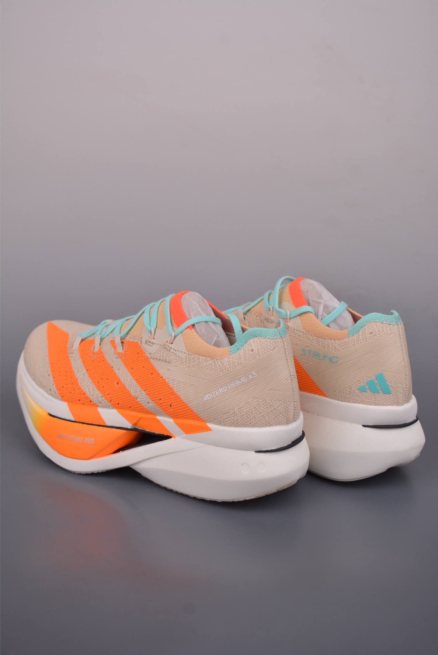 210 AdidAdizero Prime X 3.0 Strung 真碳板 阿迪防滑耐磨舒适跑步鞋 JQ0616