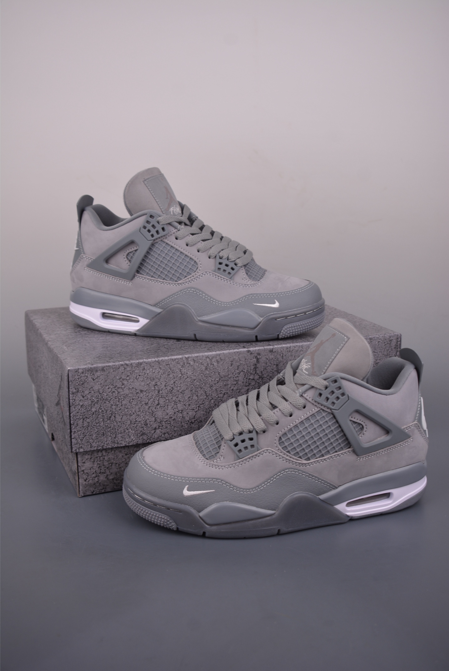 360 Air Jordan 4 Retro 乔丹四代 复刻灰黑 HF4340-003