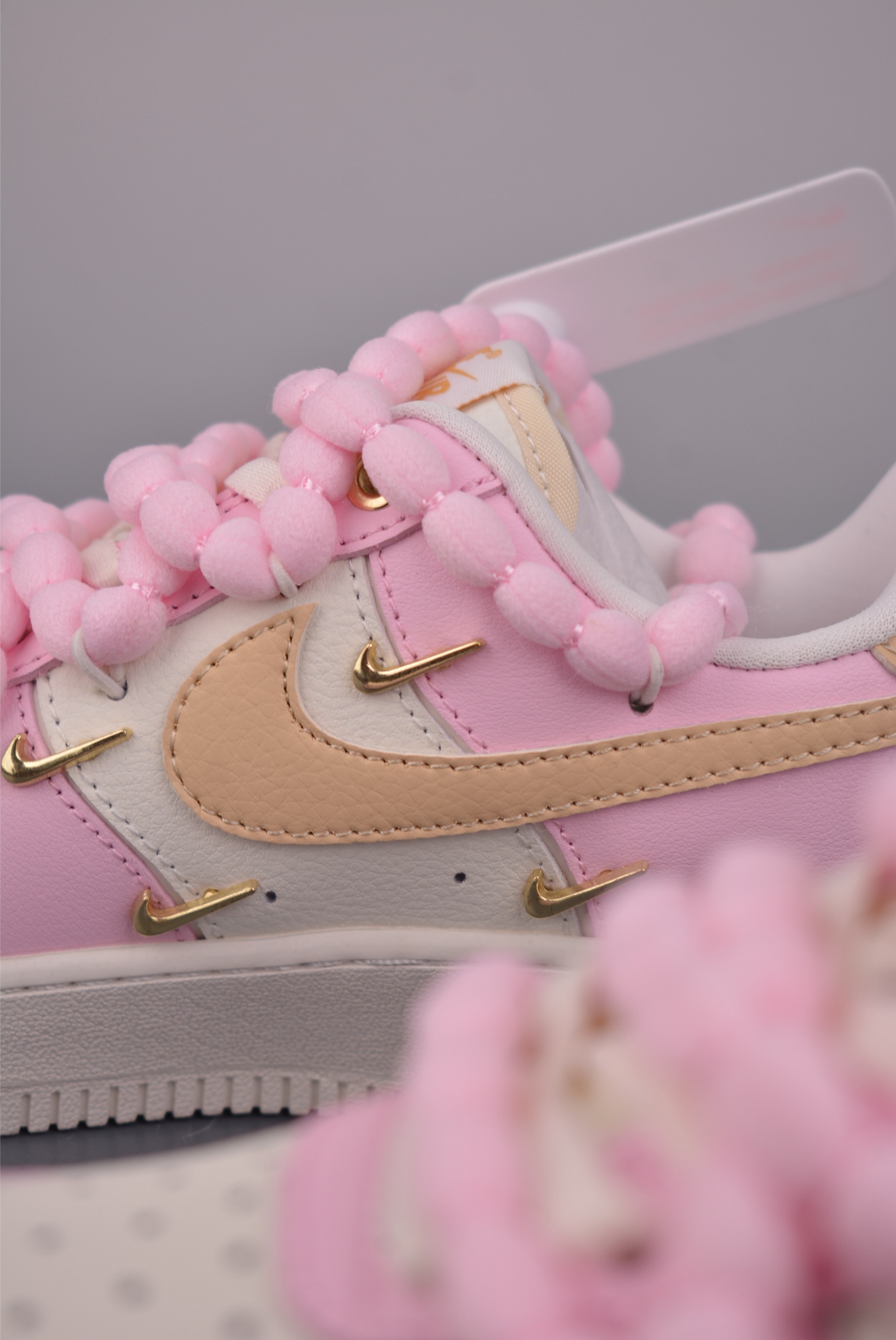 260 Nike Air Force 1 Low 肉粉四勾 解构绑带 AB2574-600