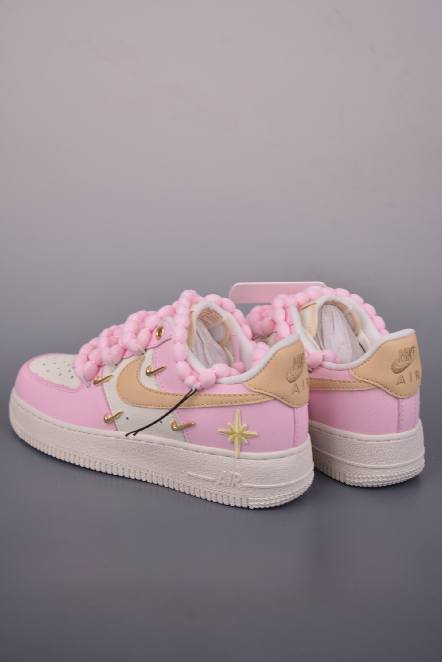 260 Nike Air Force 1 Low 肉粉四勾 解构绑带 AB2574-600
