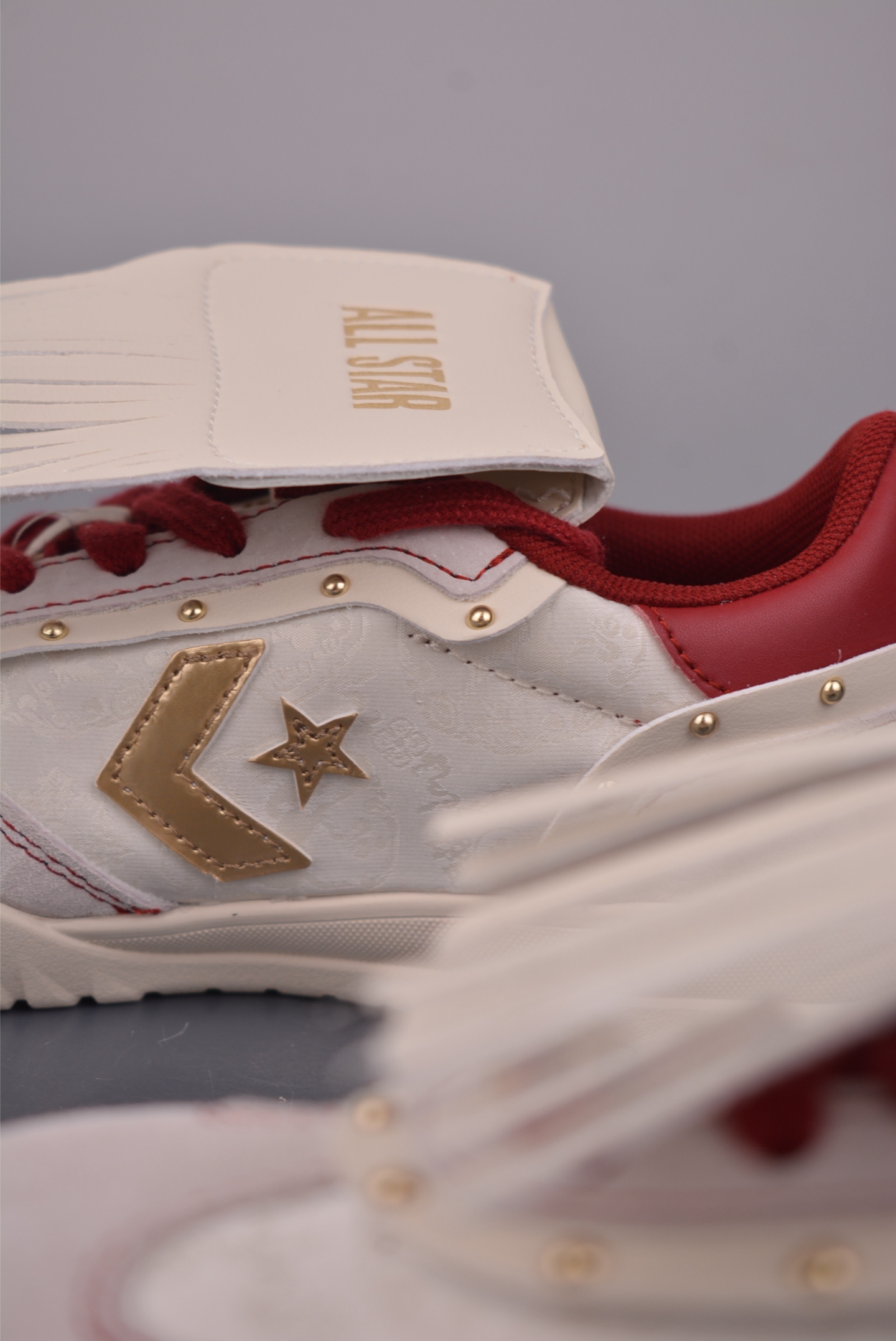 160 Converse All Star CNY 马年限定 匡威2026马年CNY新年限定德训鞋 米白麂皮 A19073C-Chinese UA Cheap High Quatity Brand Clothes Bags handbags Sneakers wholesale wholesaler seller from China Factory suppliers Fashion Clothing Shoes best Quality Beautiful Price 160 Converse All Star CNY 马年限定 匡威2026马年CNY新年限定德训鞋 米白麂皮 A19073C