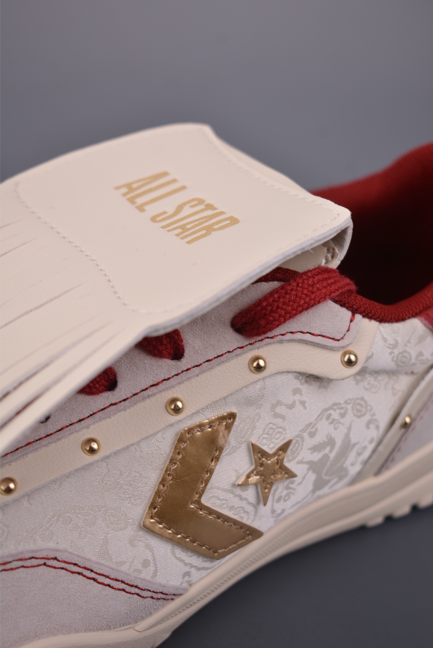 160 Converse All Star CNY 马年限定 匡威2026马年CNY新年限定德训鞋 米白麂皮 A19073C-Chinese UA Cheap High Quatity Brand Clothes Bags handbags Sneakers wholesale wholesaler seller from China Factory suppliers Fashion Clothing Shoes best Quality Beautiful Price 160 Converse All Star CNY 马年限定 匡威2026马年CNY新年限定德训鞋 米白麂皮 A19073C