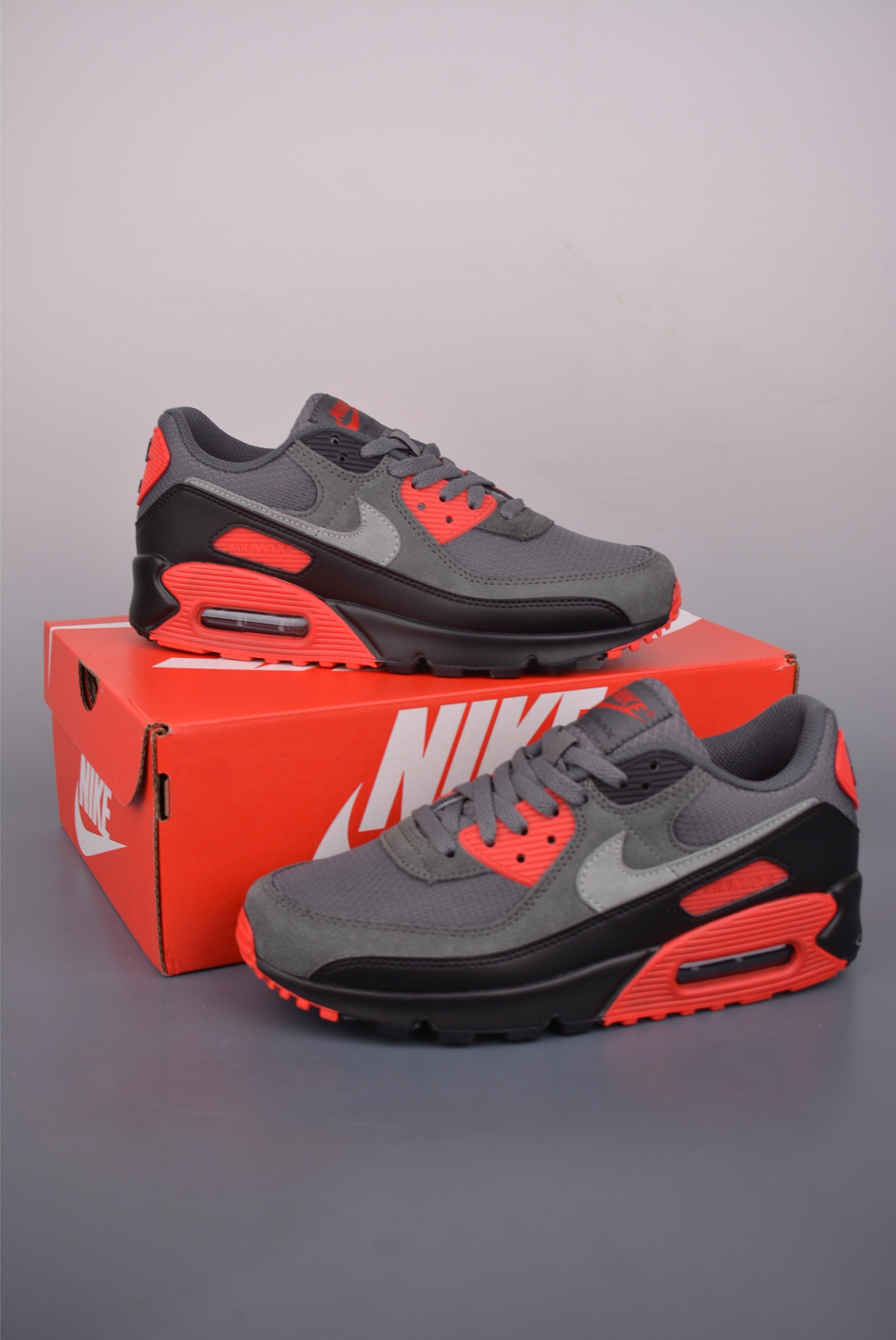 NIKE Air Max90 FUTURA 渠道原盒原标 经典拼接网面 DM0029-007