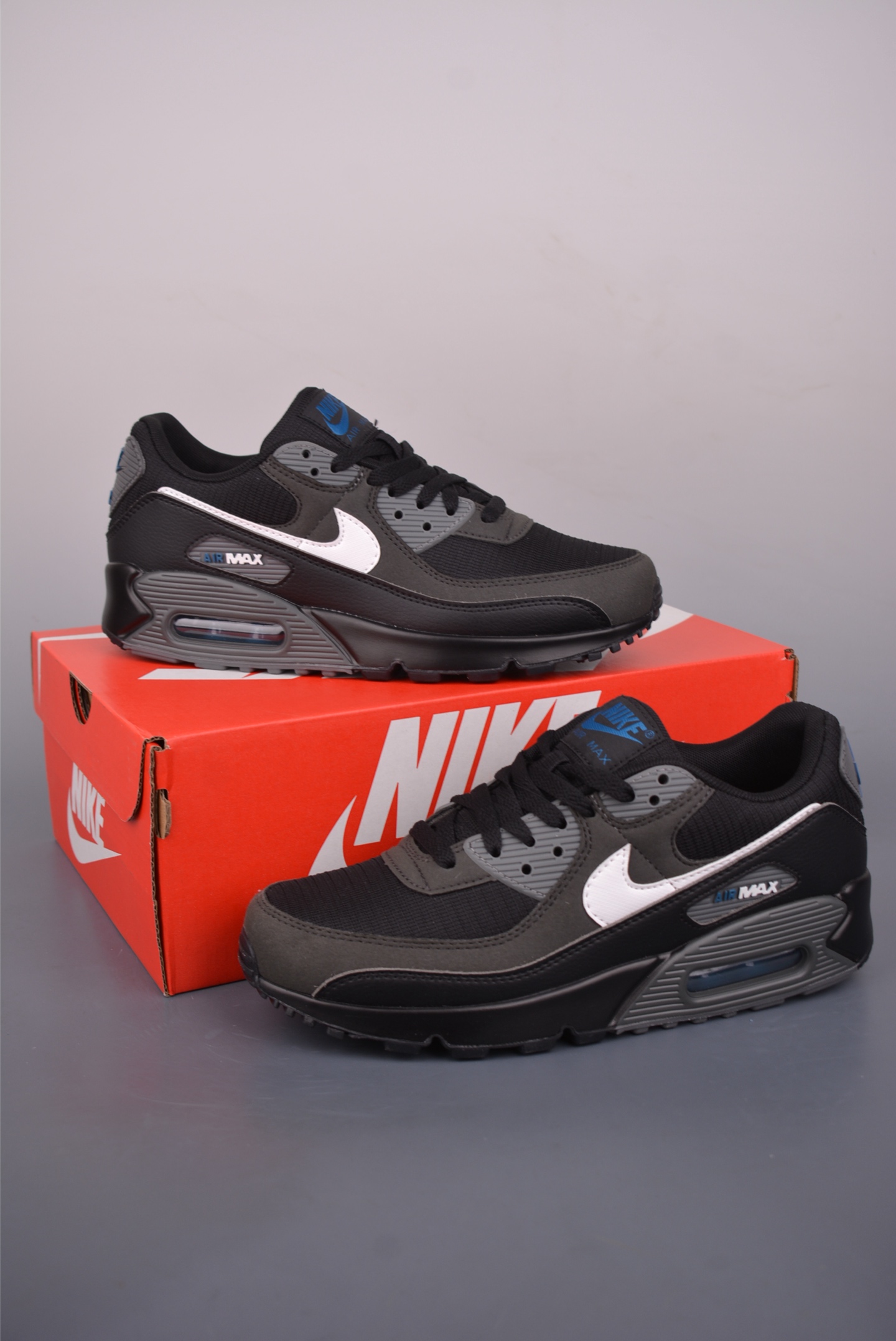 NIKE Air Max90 FUTURA 渠道原盒原标 经典拼接网面 DR0145-002 NIKE Air Max90 FUTURA 渠道原盒原标 经典拼接网面 DR0145-002