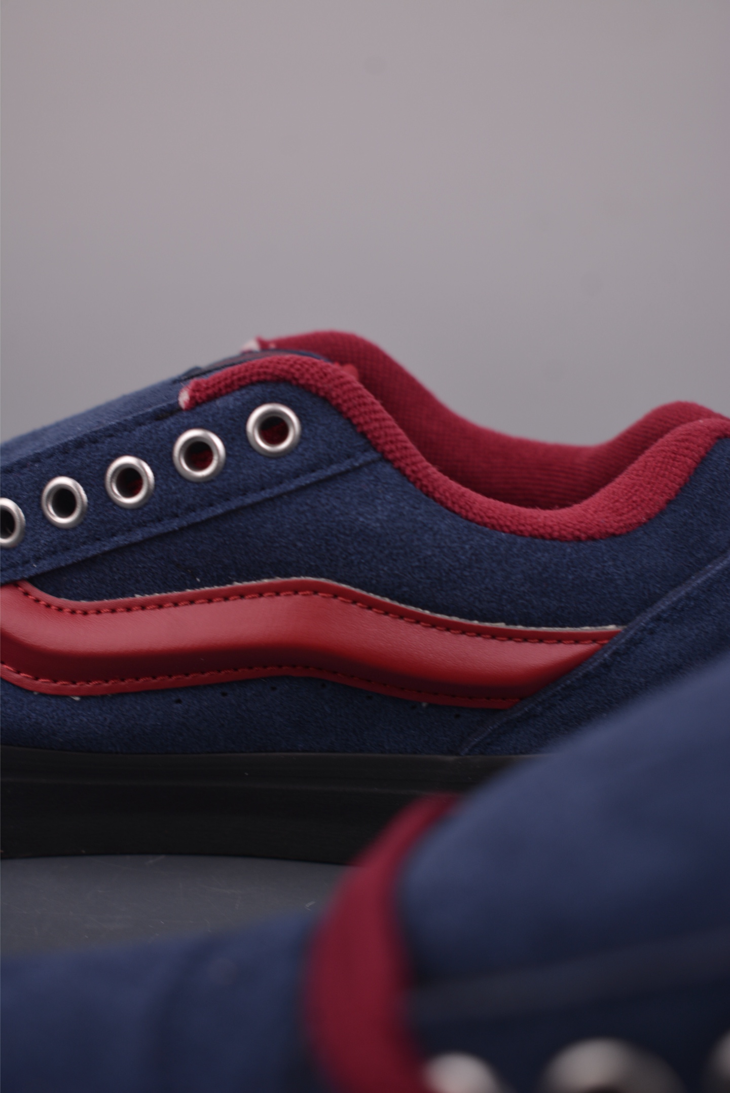 Vans Knu Skool 铆钉藏蓝酒红 新款 复古休闲胖胖面包鞋 Vans Knu Skool 铆钉藏蓝酒红 新款 复古休闲胖胖面包鞋