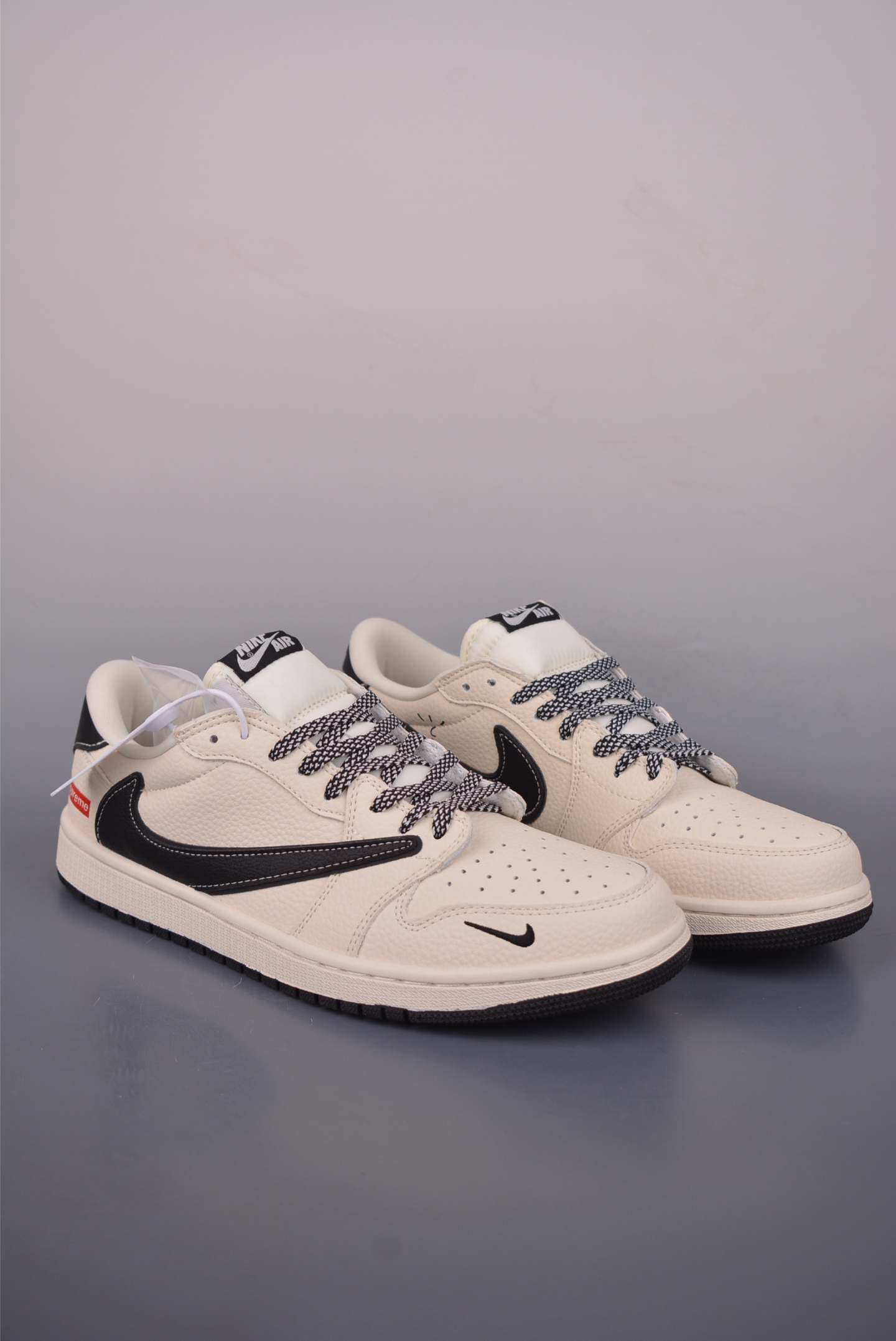 Fragment x Travis Scott x Supreme Air Jordan 1 Low 三方联名倒钩 LD2028-064