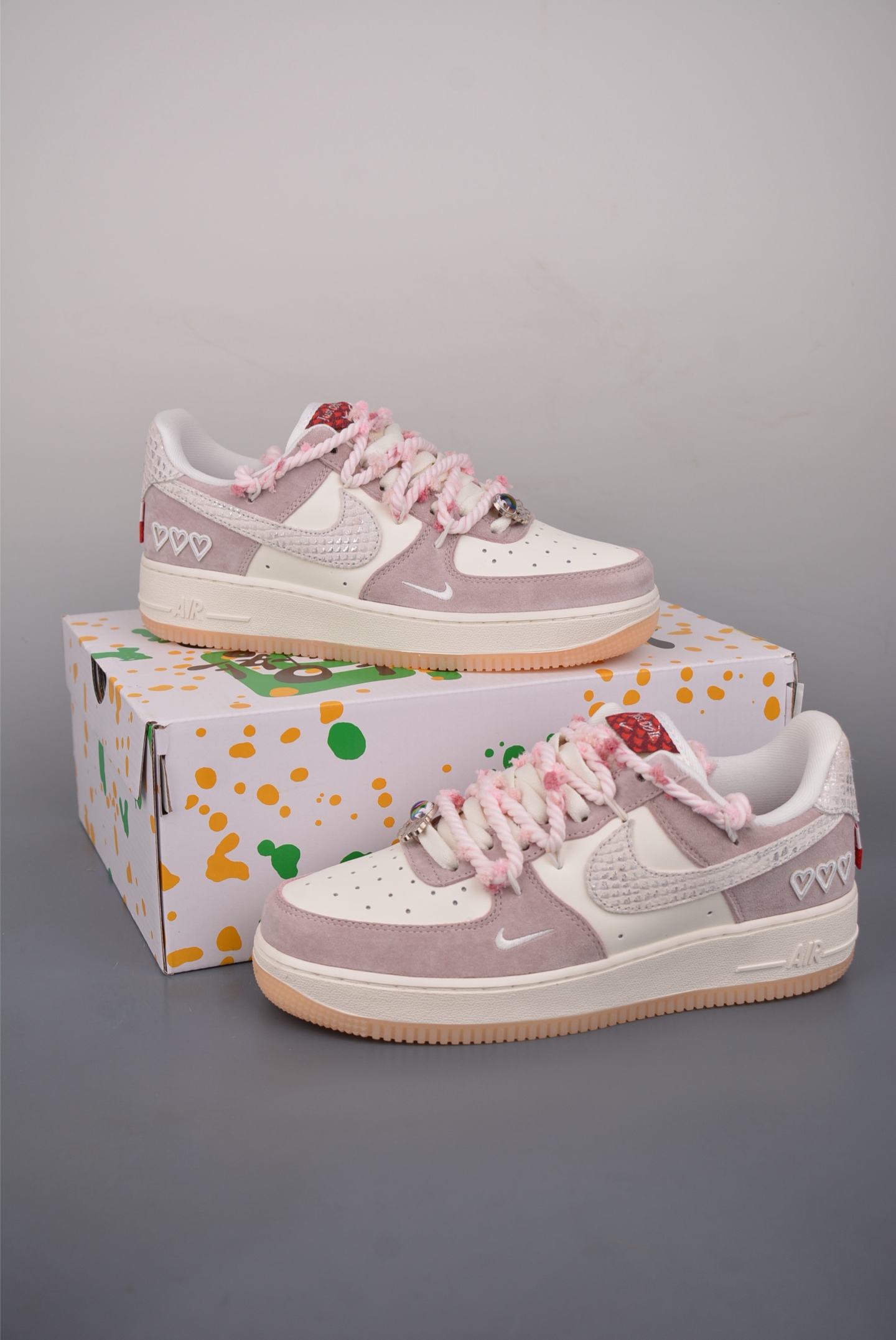 Nike Air Force 1 Low 芋泥告白 解构绑带 CW2288-111