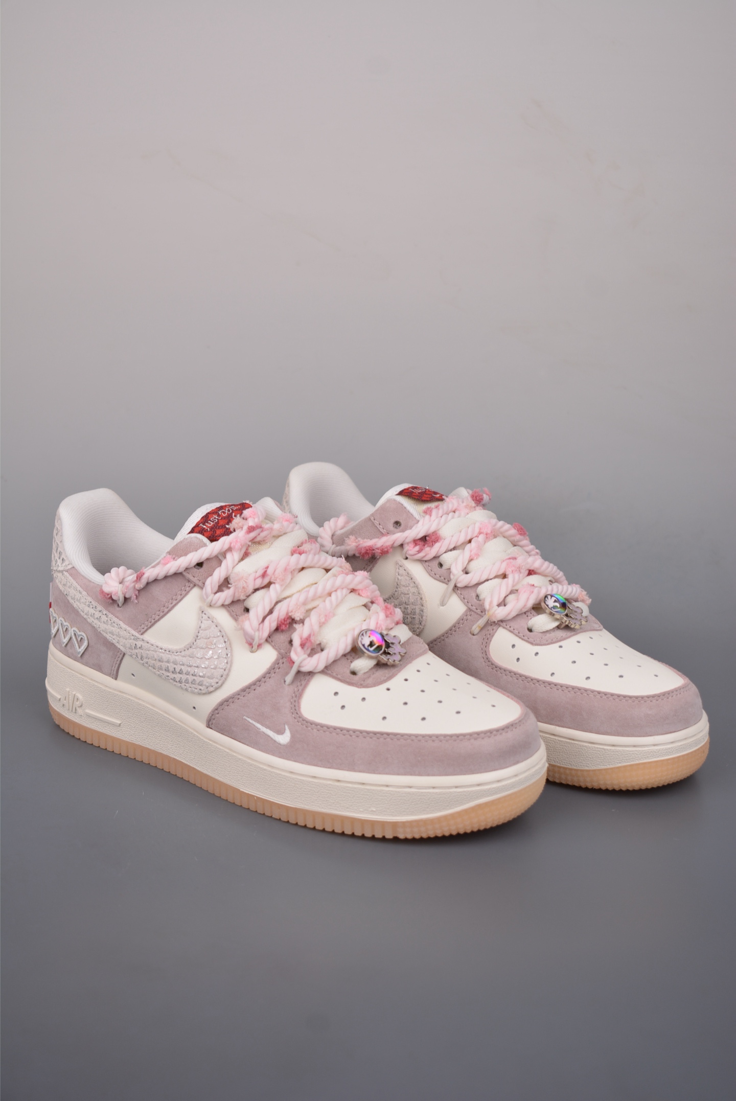 Nike Air Force 1 Low 芋泥告白 解构绑带 CW2288-111